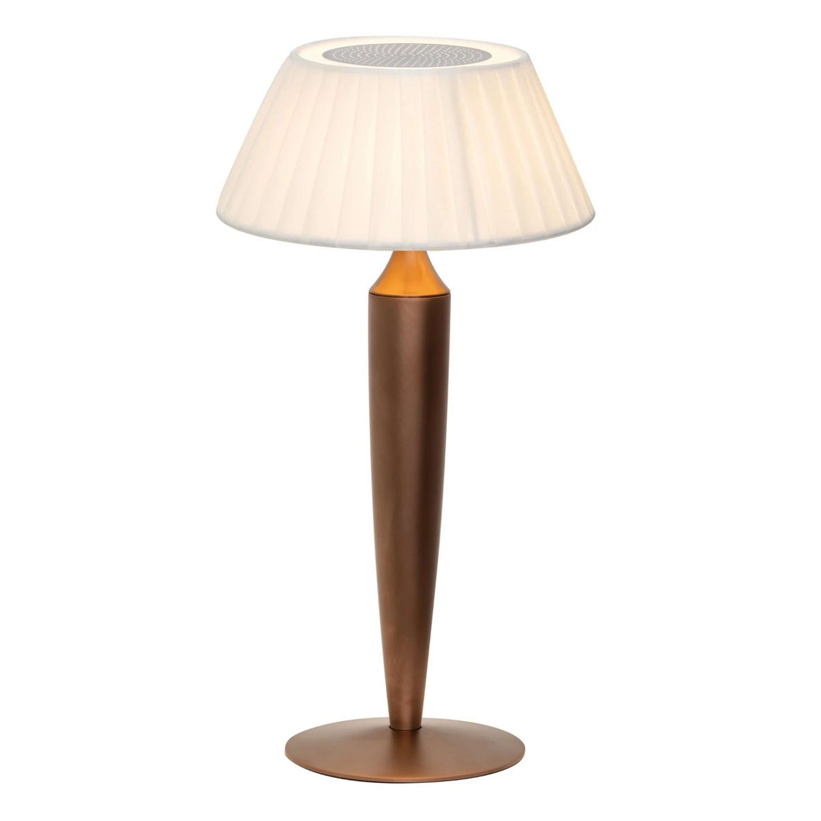 A Luminara Cordless Table Lamp with Bronze color