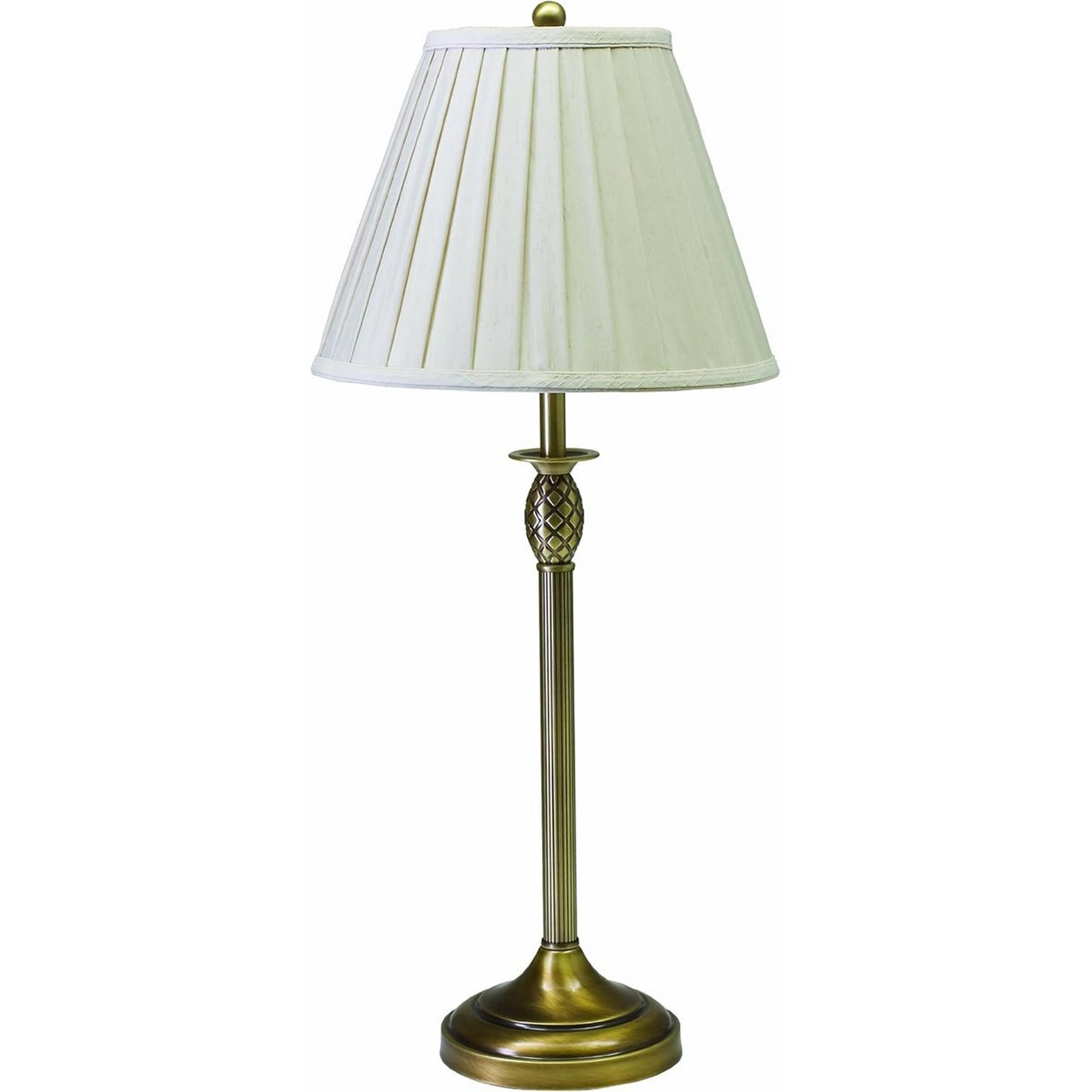 A Augusta Table Lamp with Antique Brass color