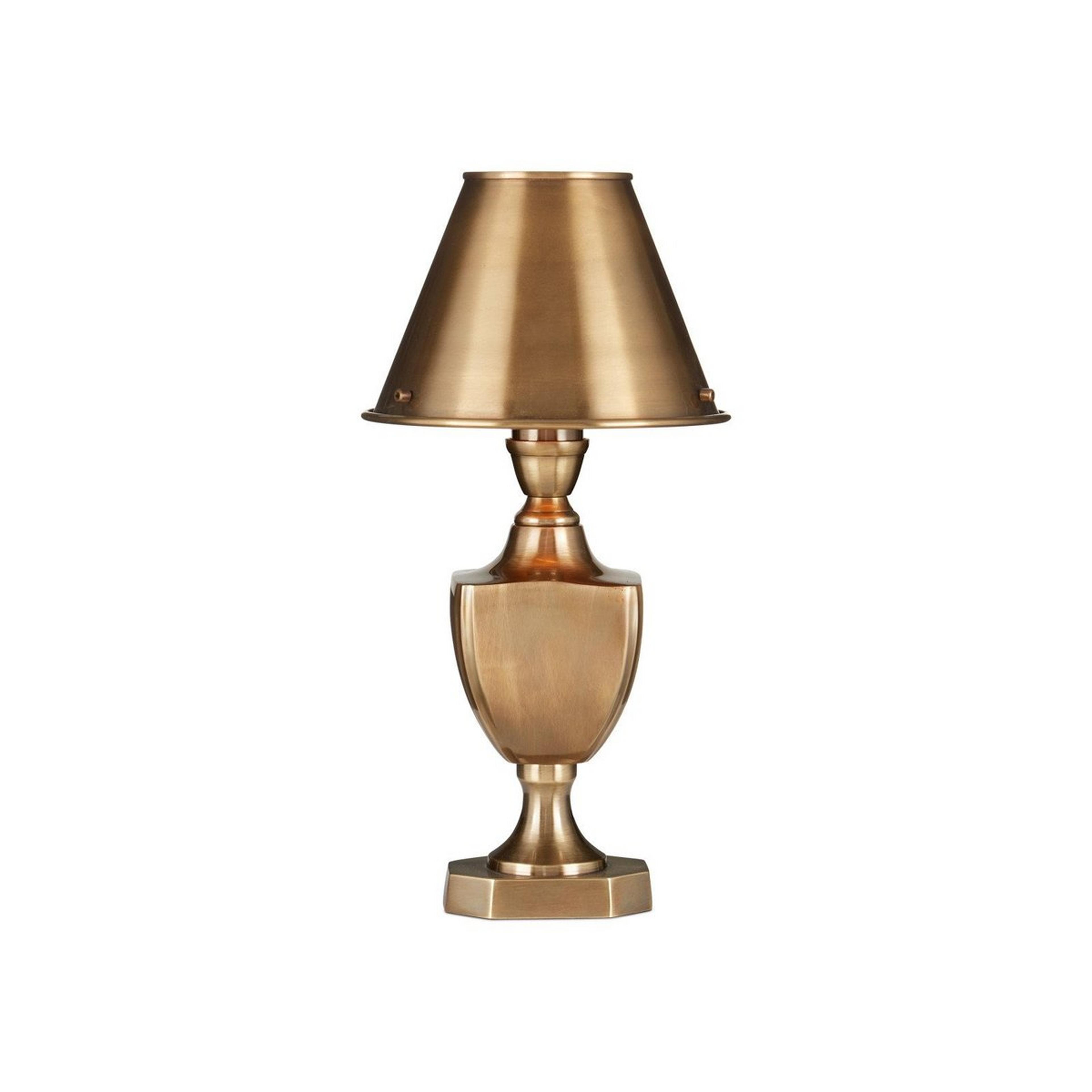 A Accolade Table Lamp with Antique Brass color