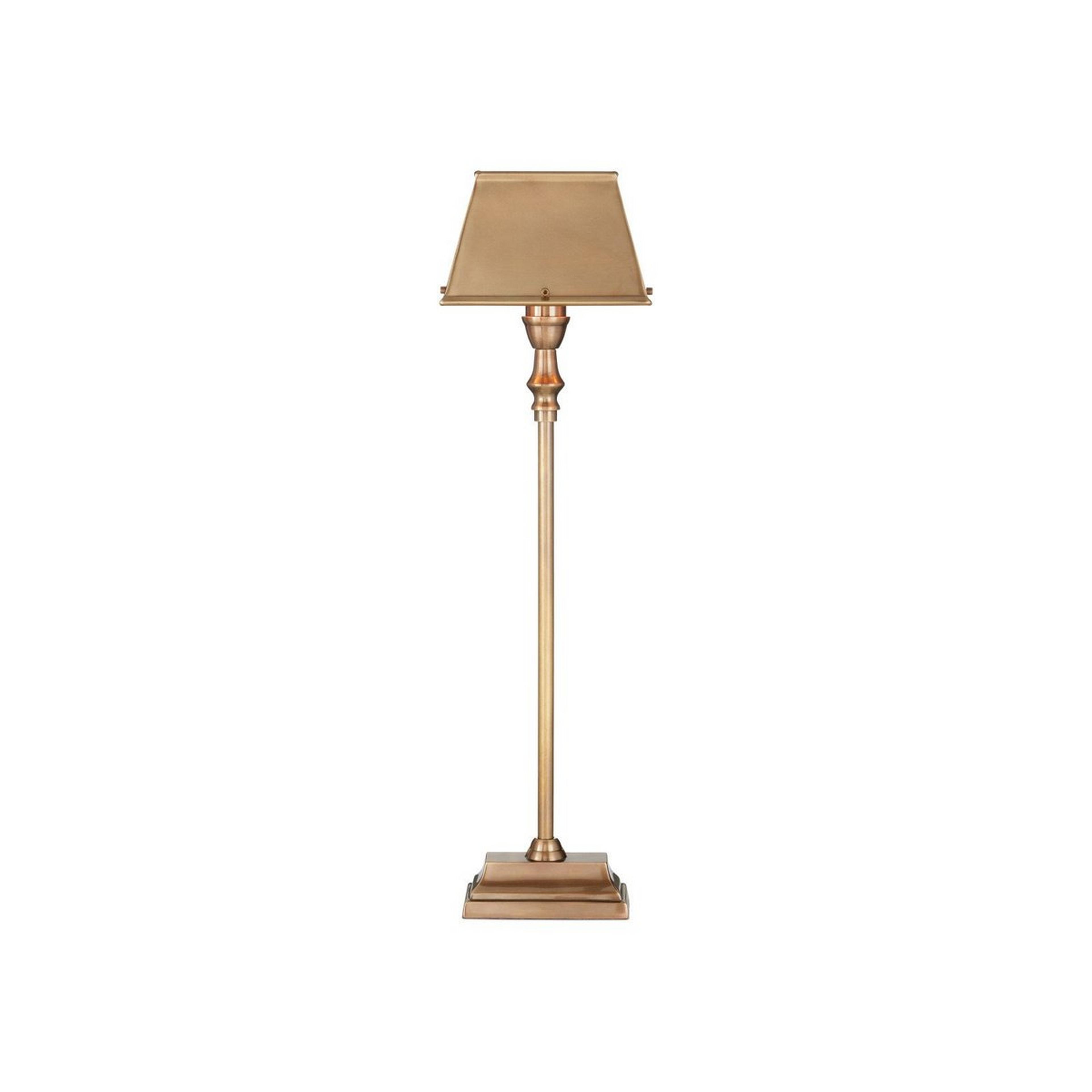 A Matthews Table Lamp with Antique Brass color
