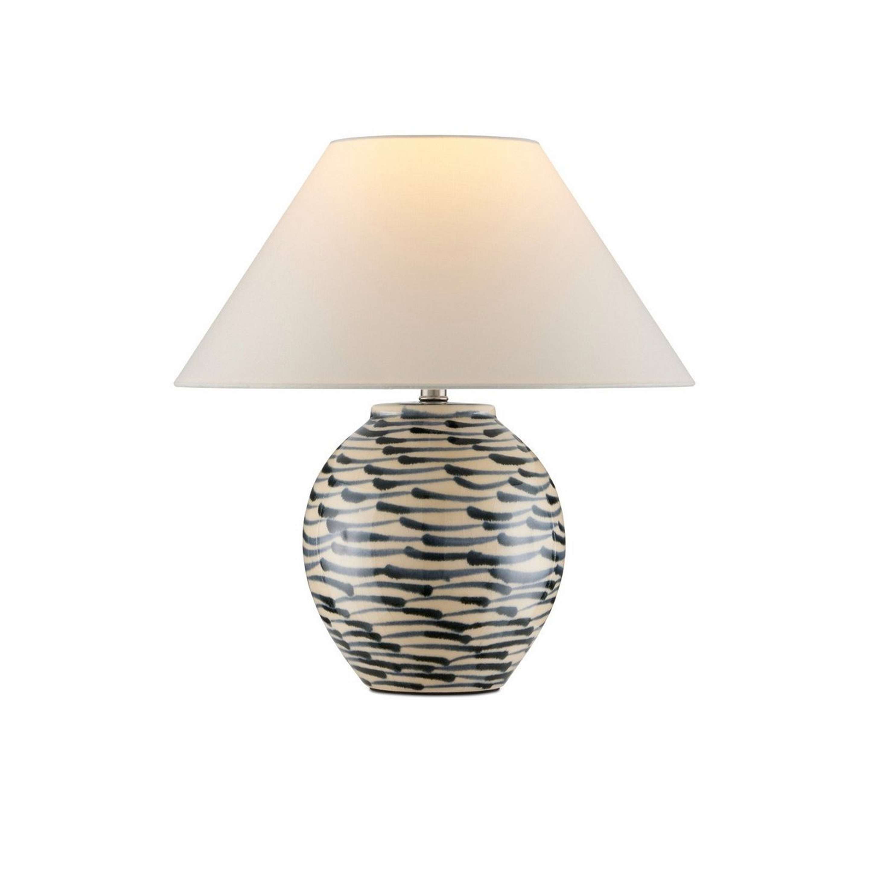 A Arethusa Table Lamp with Navy Blue / Beige color