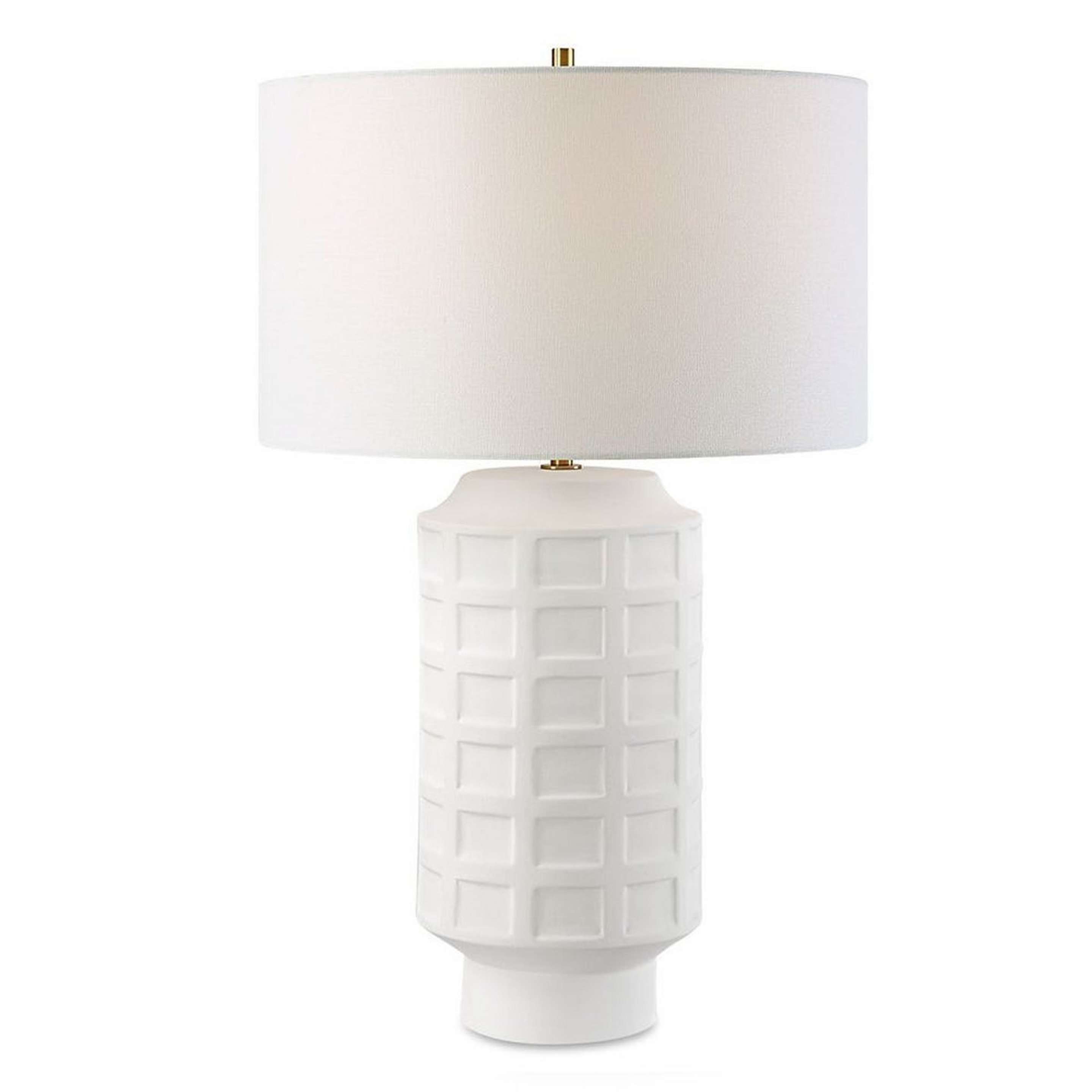 A Wellington Table Lamp with White color