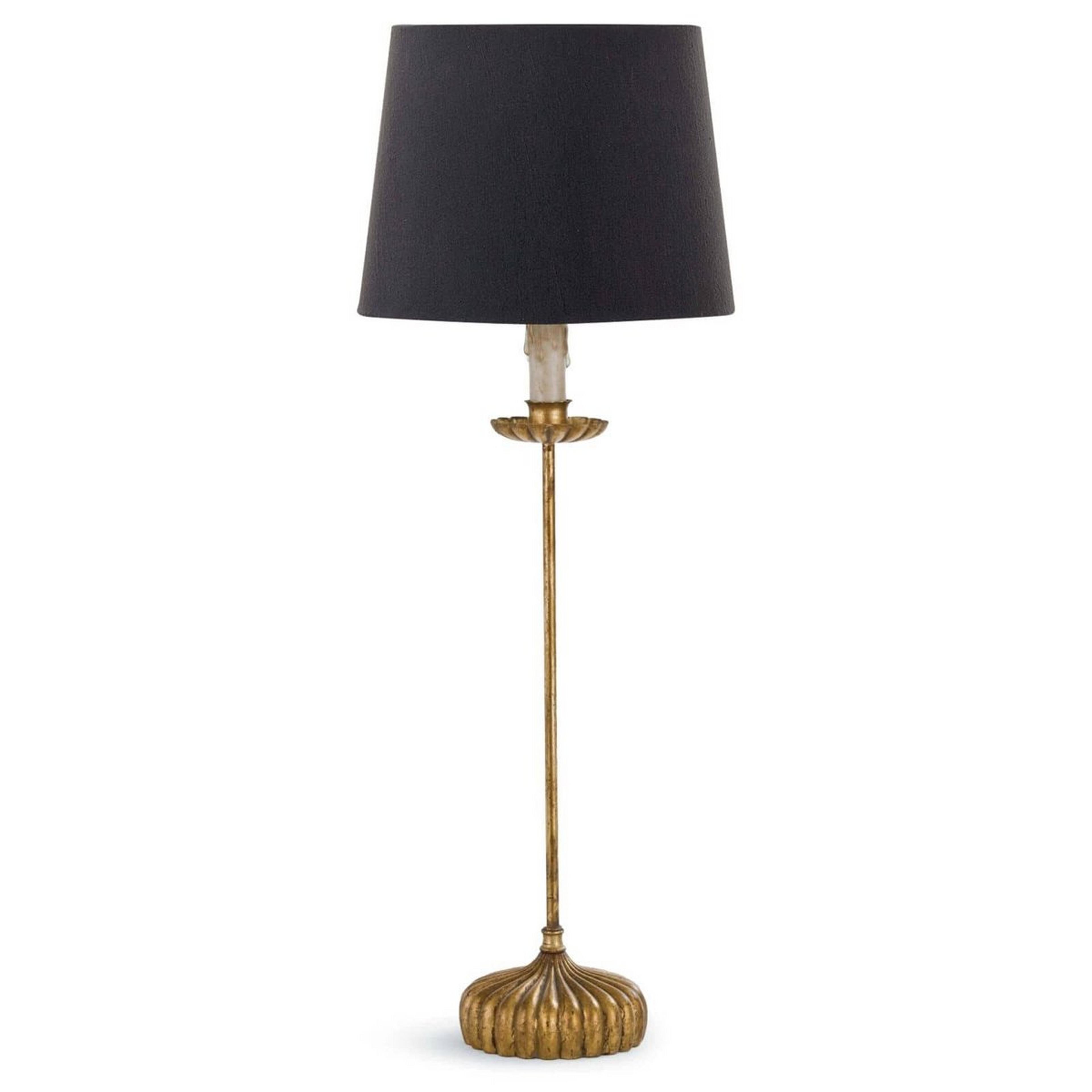 A Netherfield Buffet Lamp with Black / Gold color