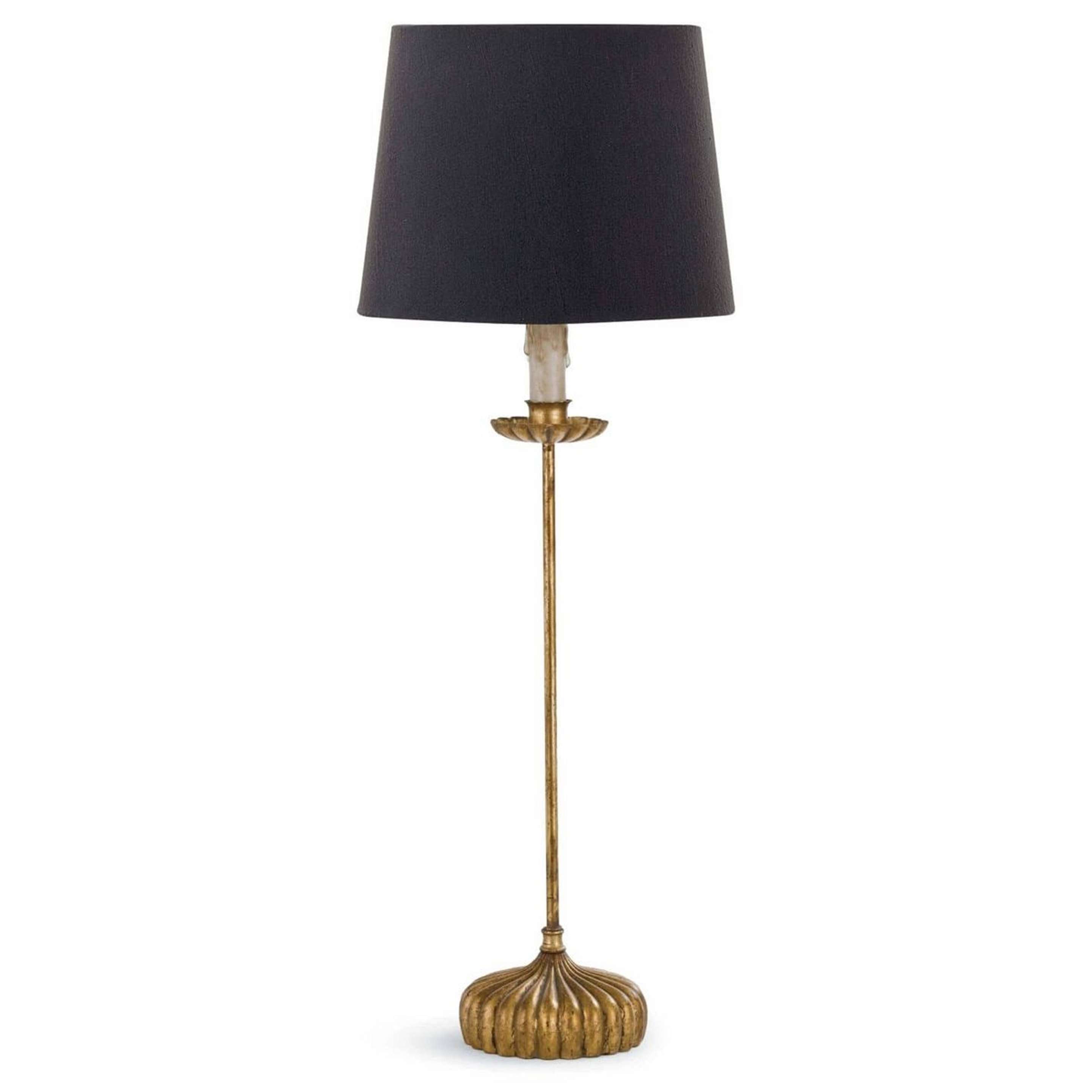 A Netherfield Buffet Lamp with Black / Gold color