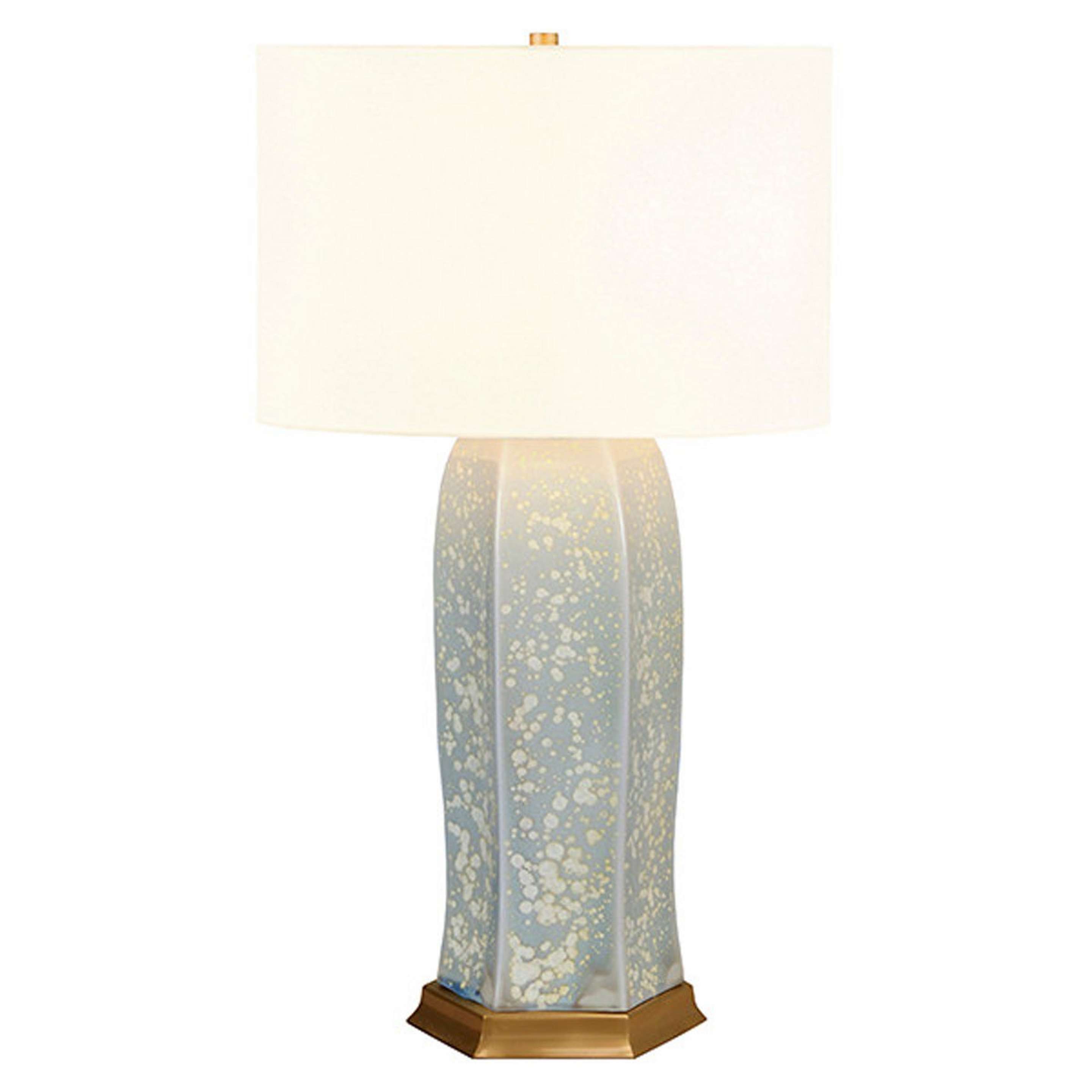 A Loudoun Table Lamp with Ocean / Brass color
