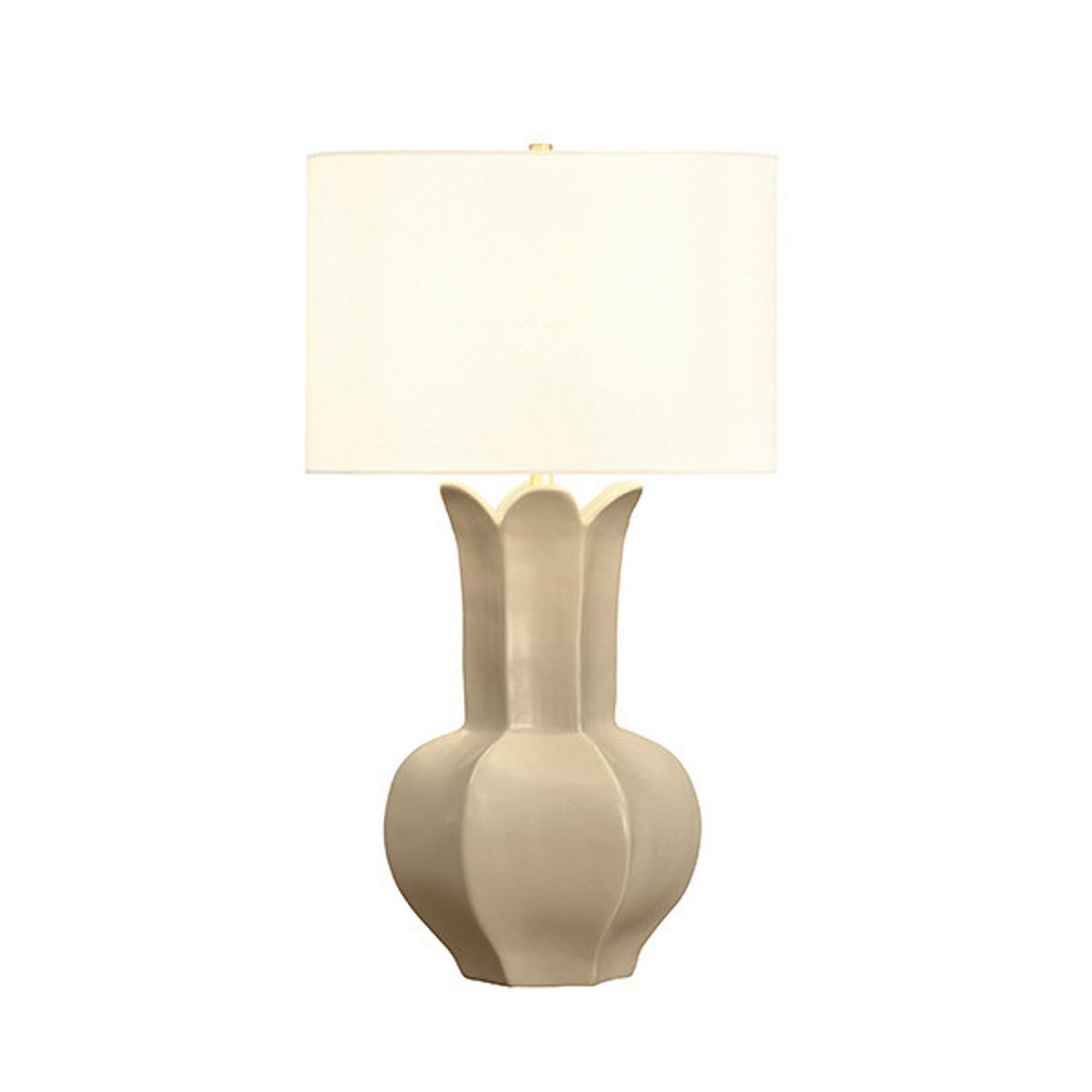 A Madison Table Lamp with Beige color