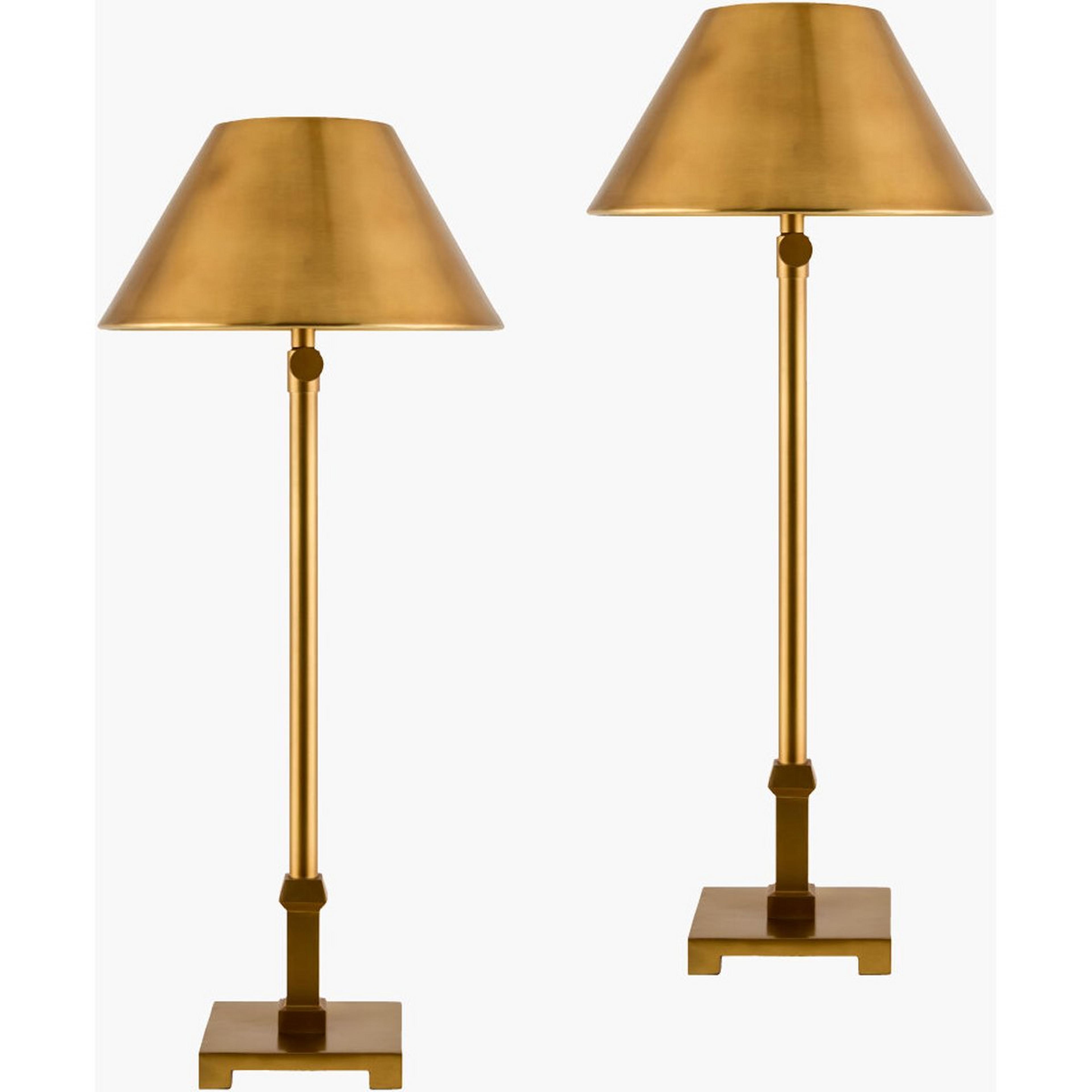 A Altira Table Lamp - Set of 2 with Aged Gold color