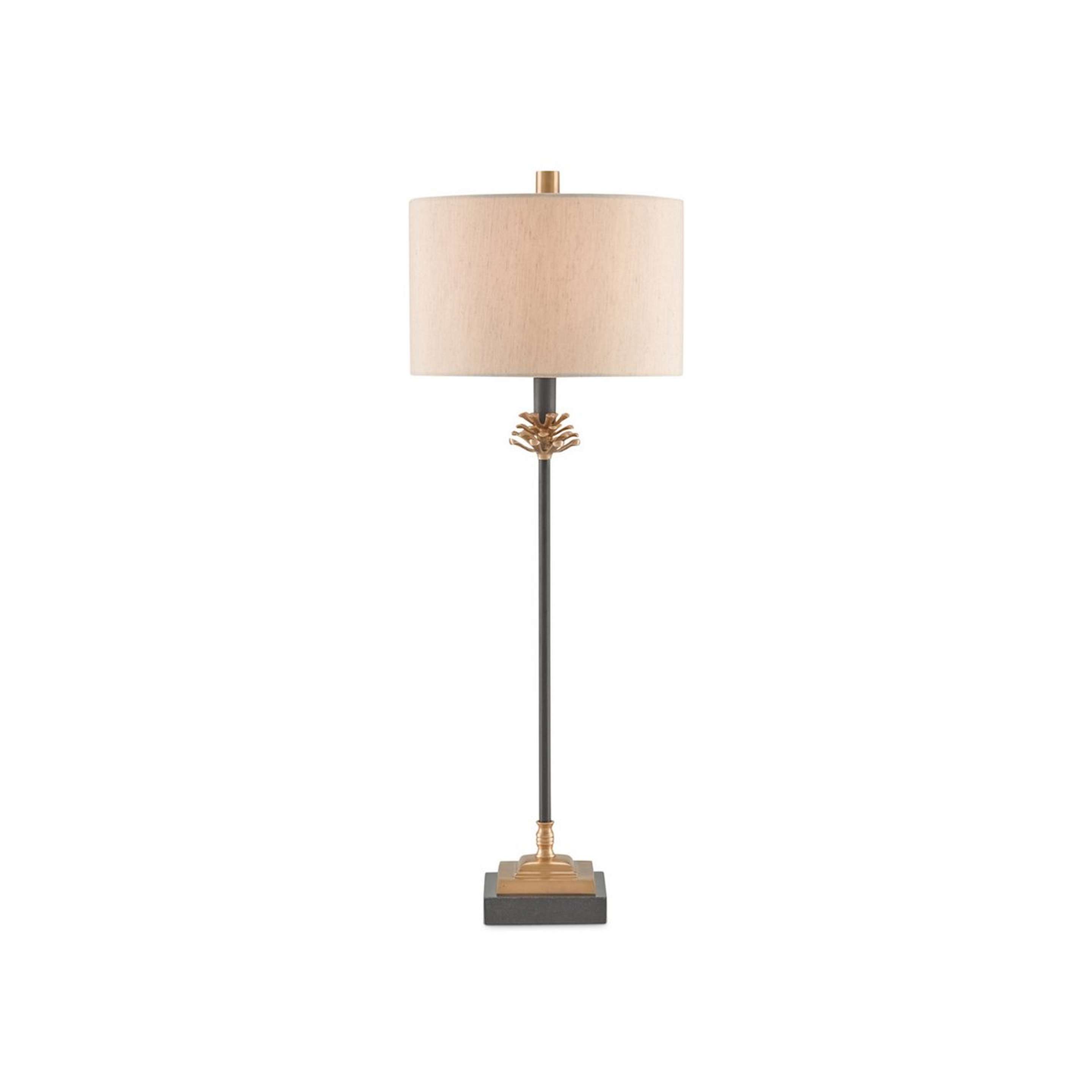 A Pinecrest Table Lamp with Antique Brass / Black color