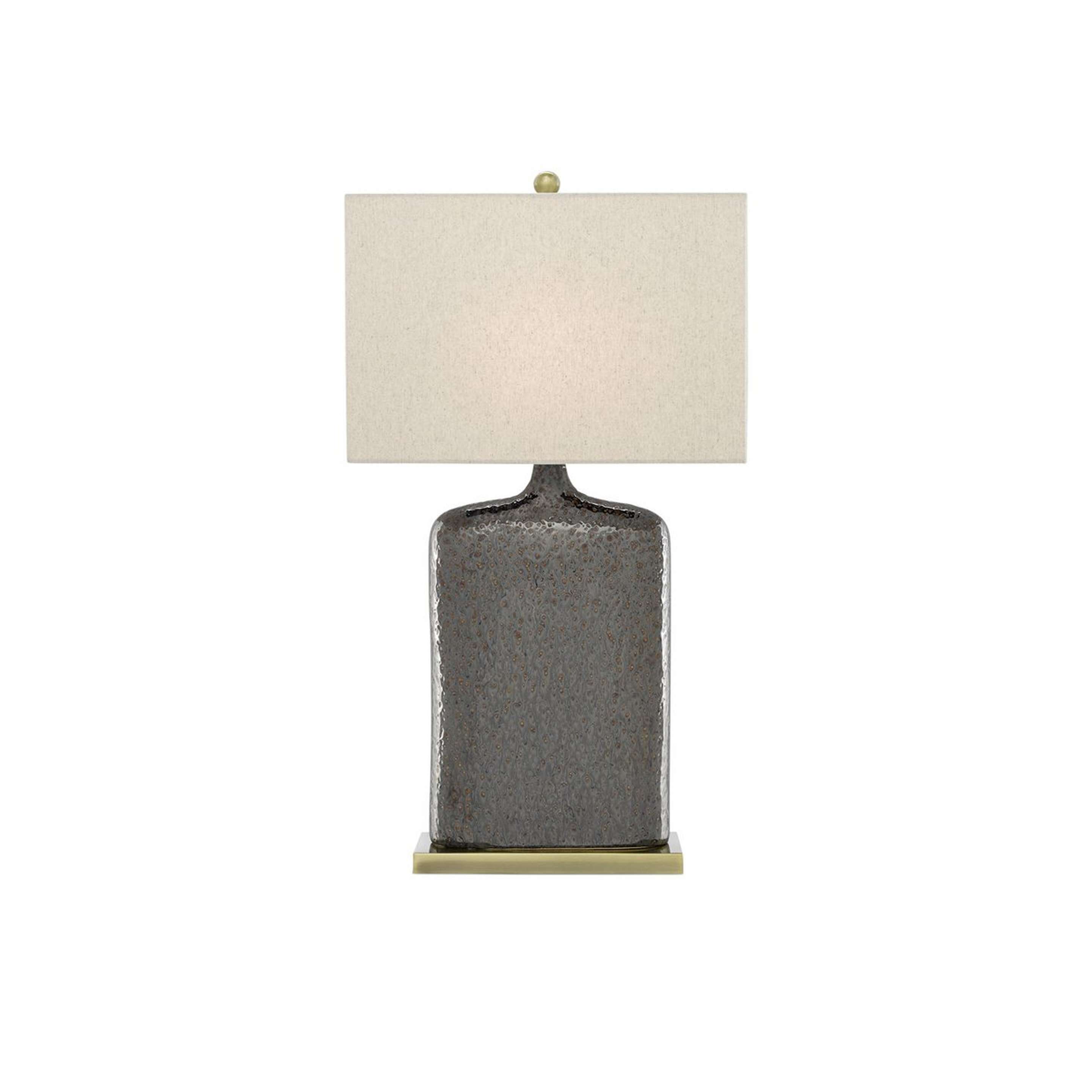 A Readington Table Lamp with Rustic Metallic Bronze color