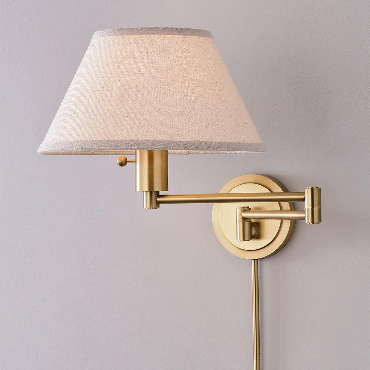 Lunar Luxe Library Swing Arm Sconce | Shades of Light