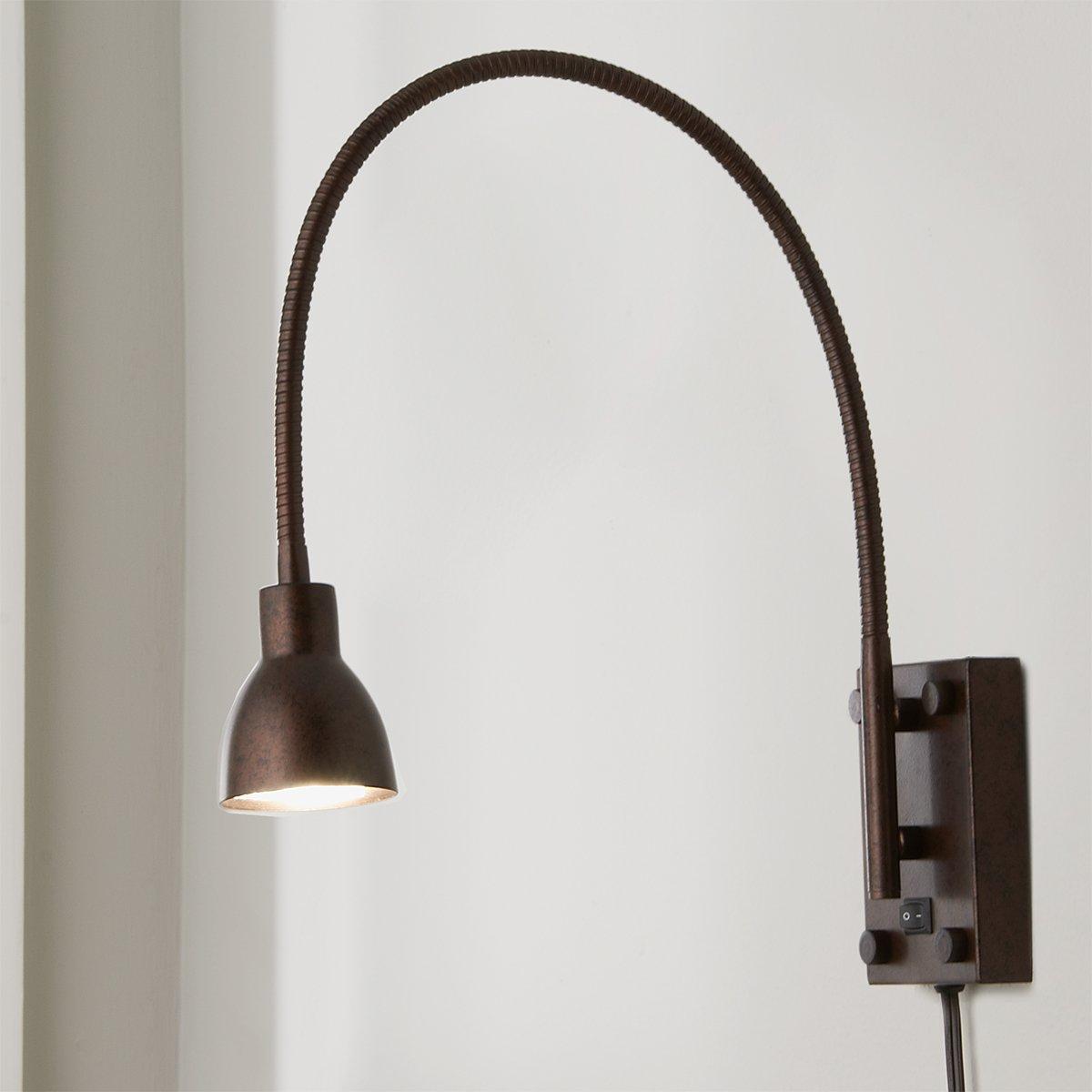 Dimmable Gooseneck Headboard/Wall Mount Reading Light (A1)