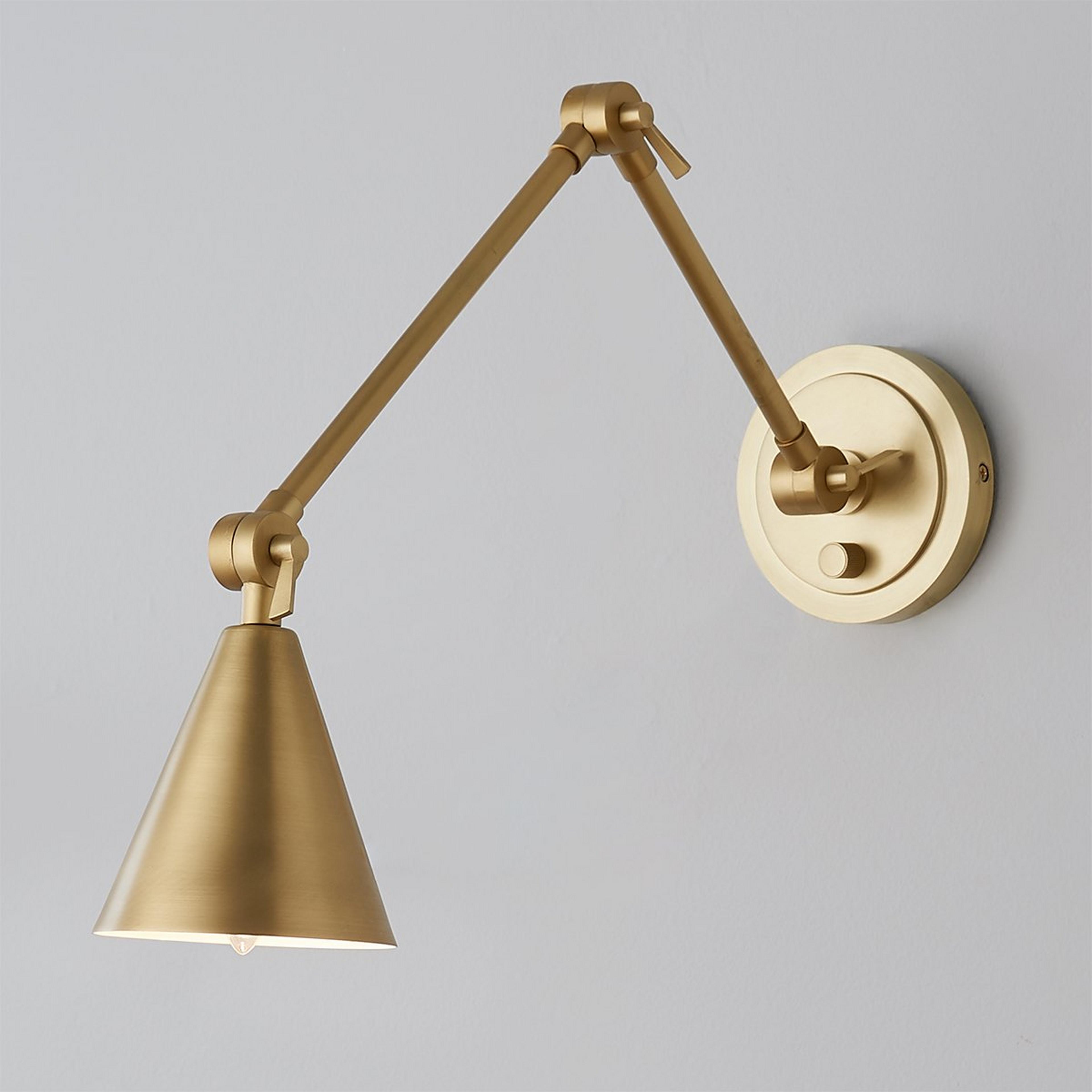 A Dresden Swing Arm with Brass color