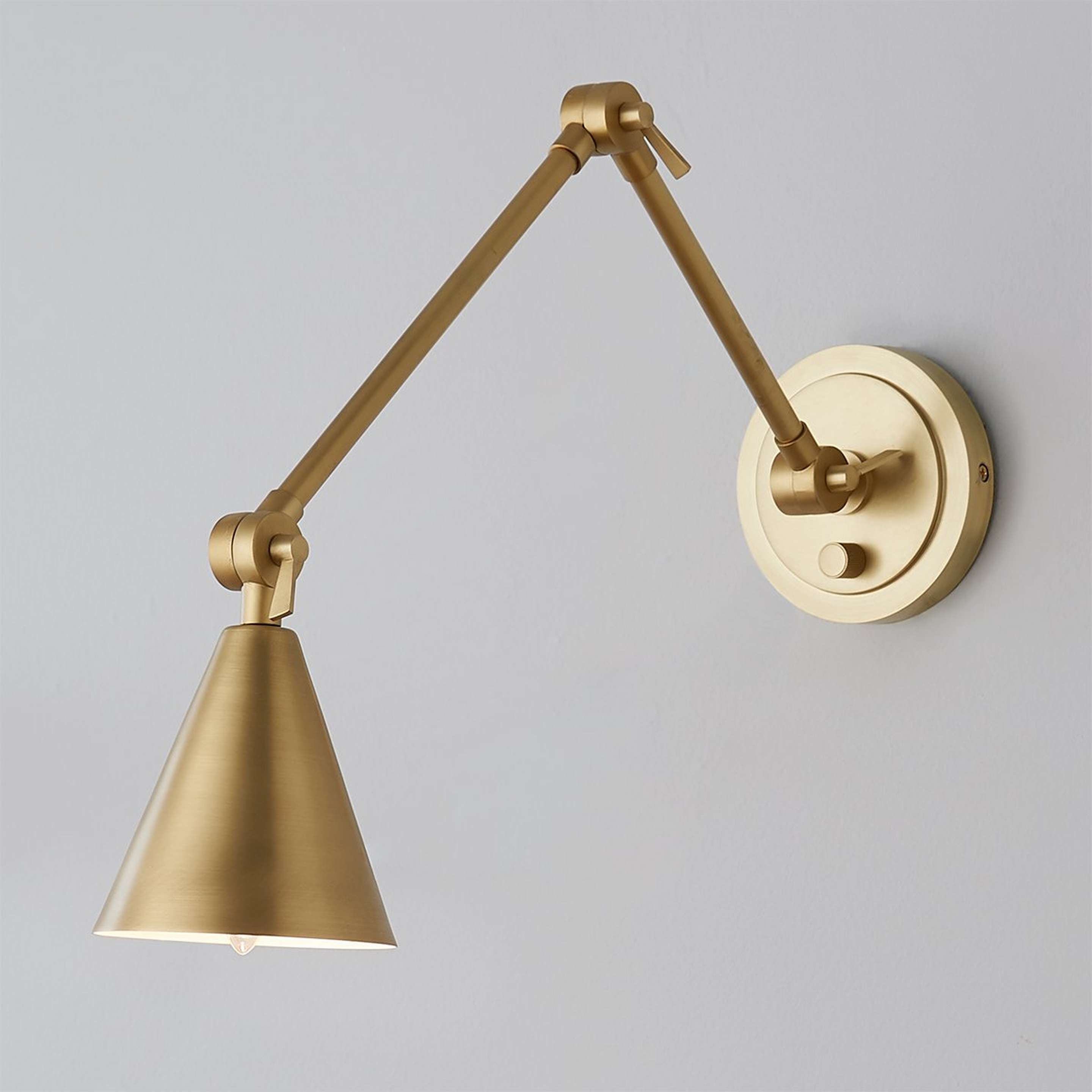 A Dresden Swing Arm with Brass color