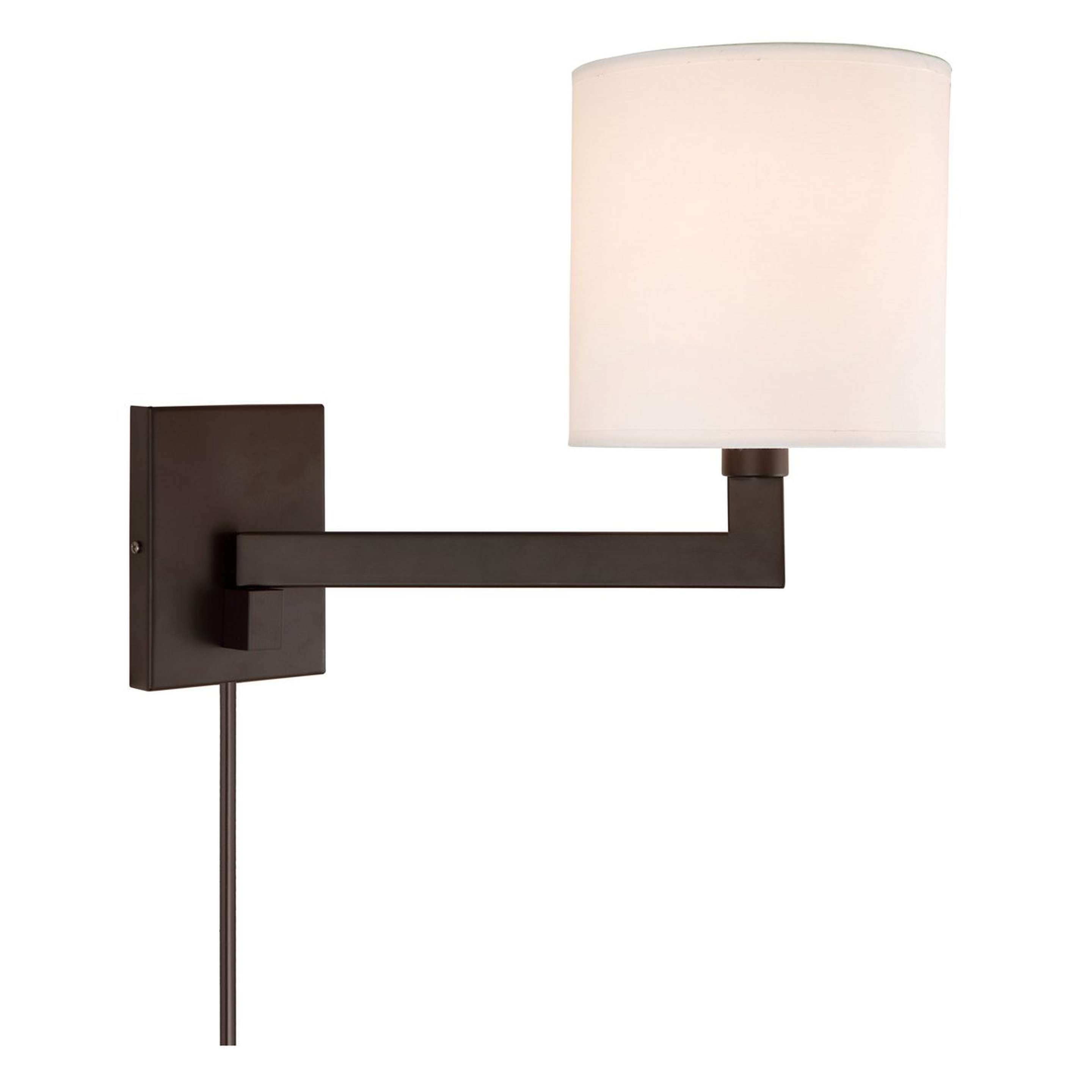 A Quite Right Swing Arm Sconce - Large with Oil Rubbed Bronze color