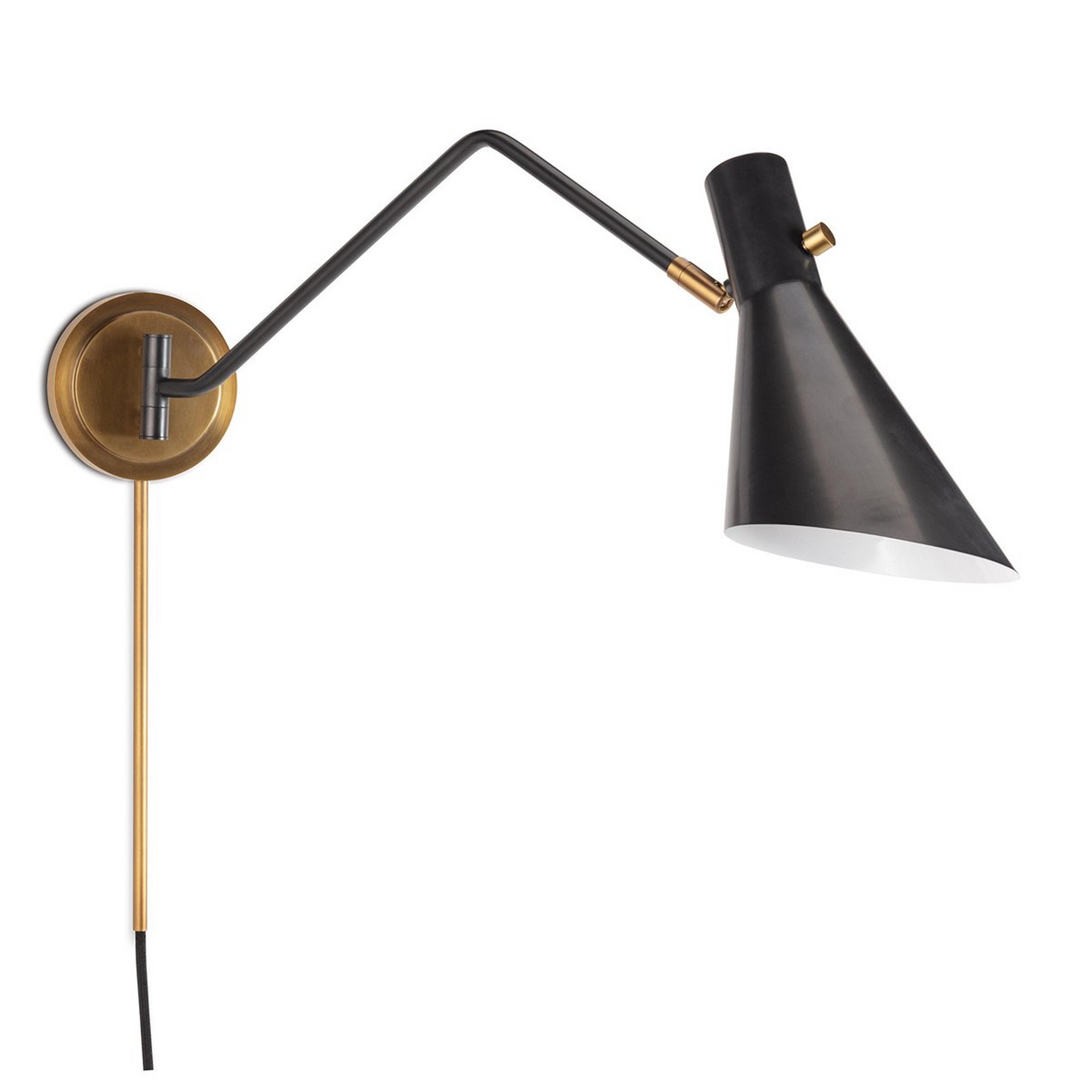 A Vuxton Swing Arm with Natural Brass / Black color