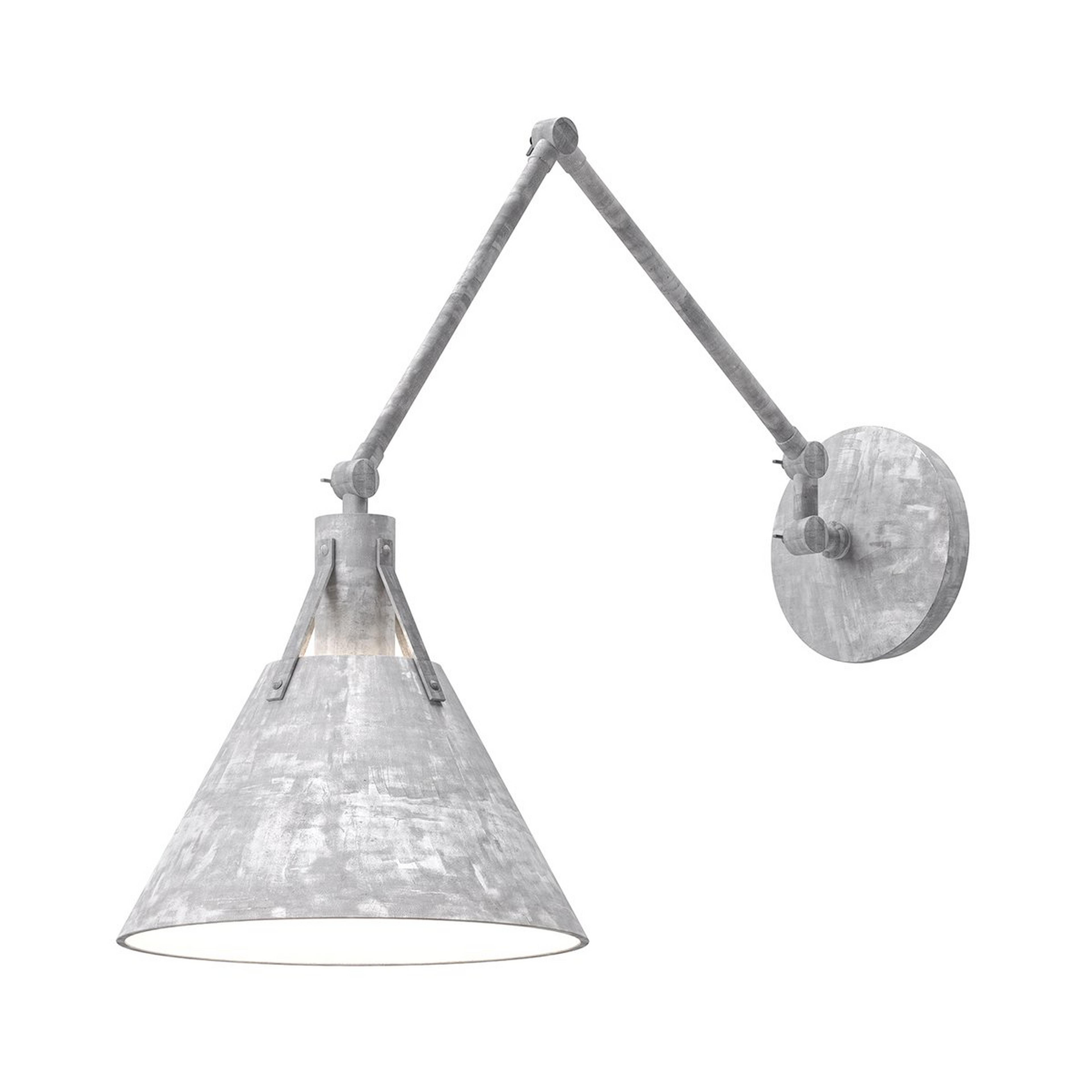 A Noami Swing Arm with Distressed Steel color