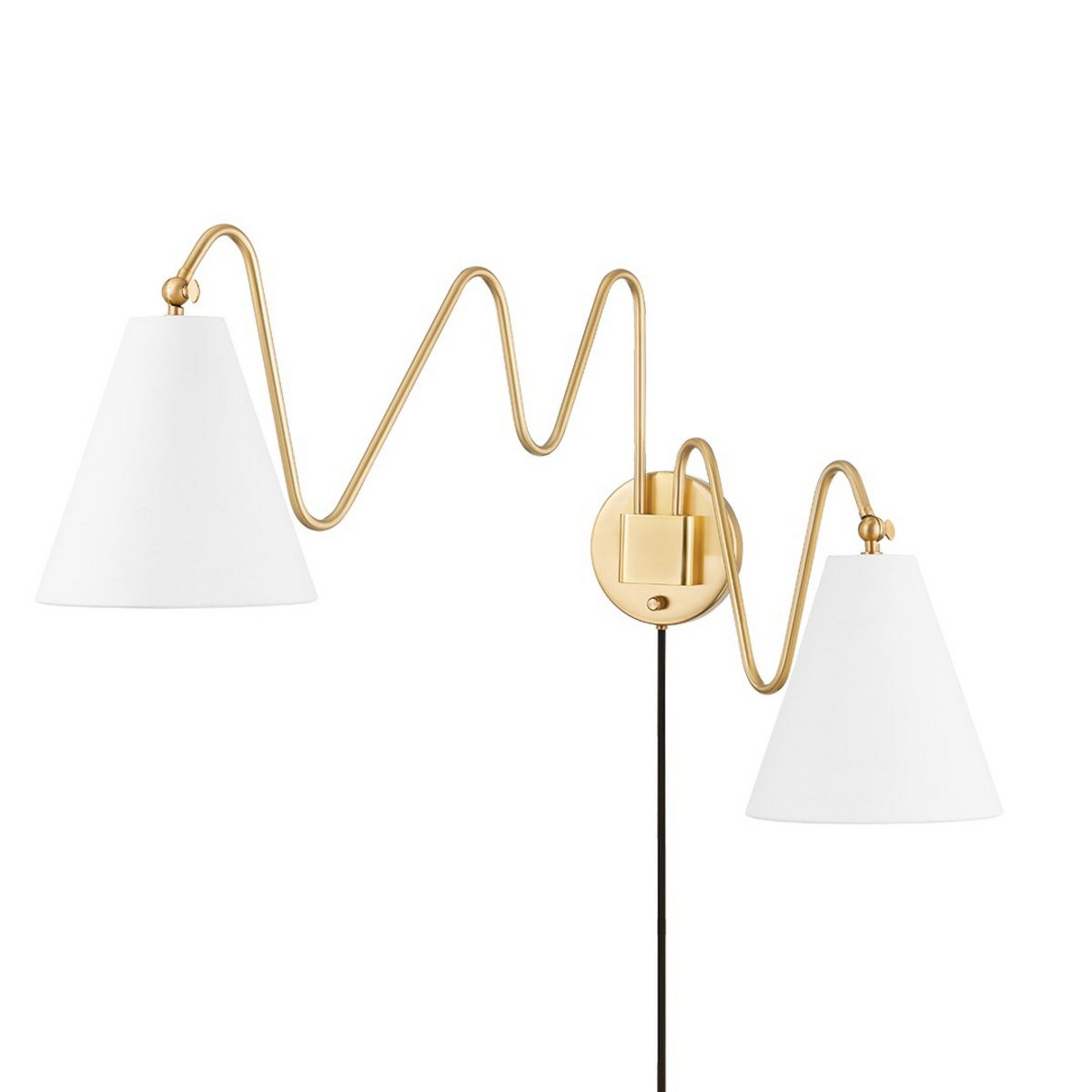 Line Art Swing Arm Sconce