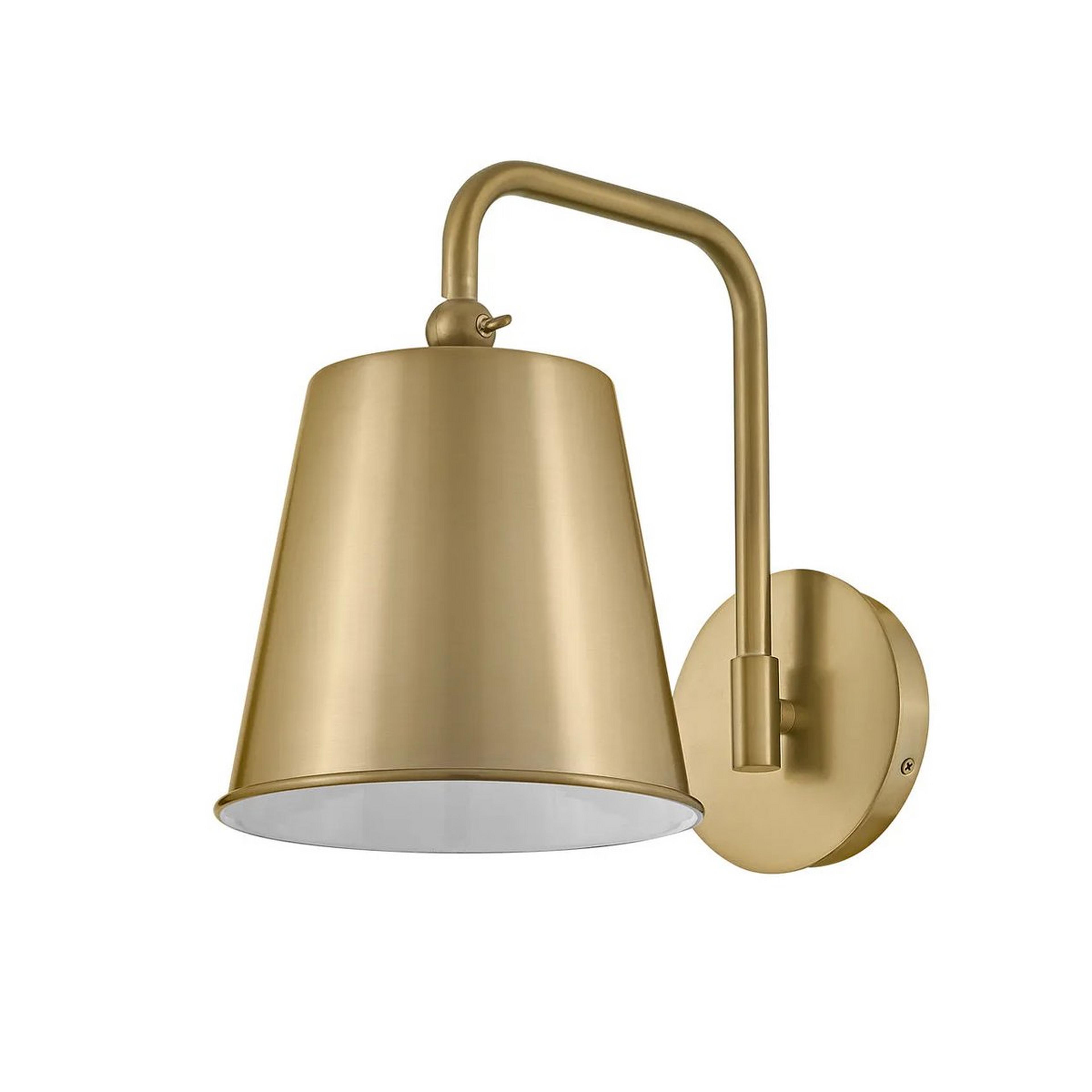 A Khadija Swing Arm with Brass color
