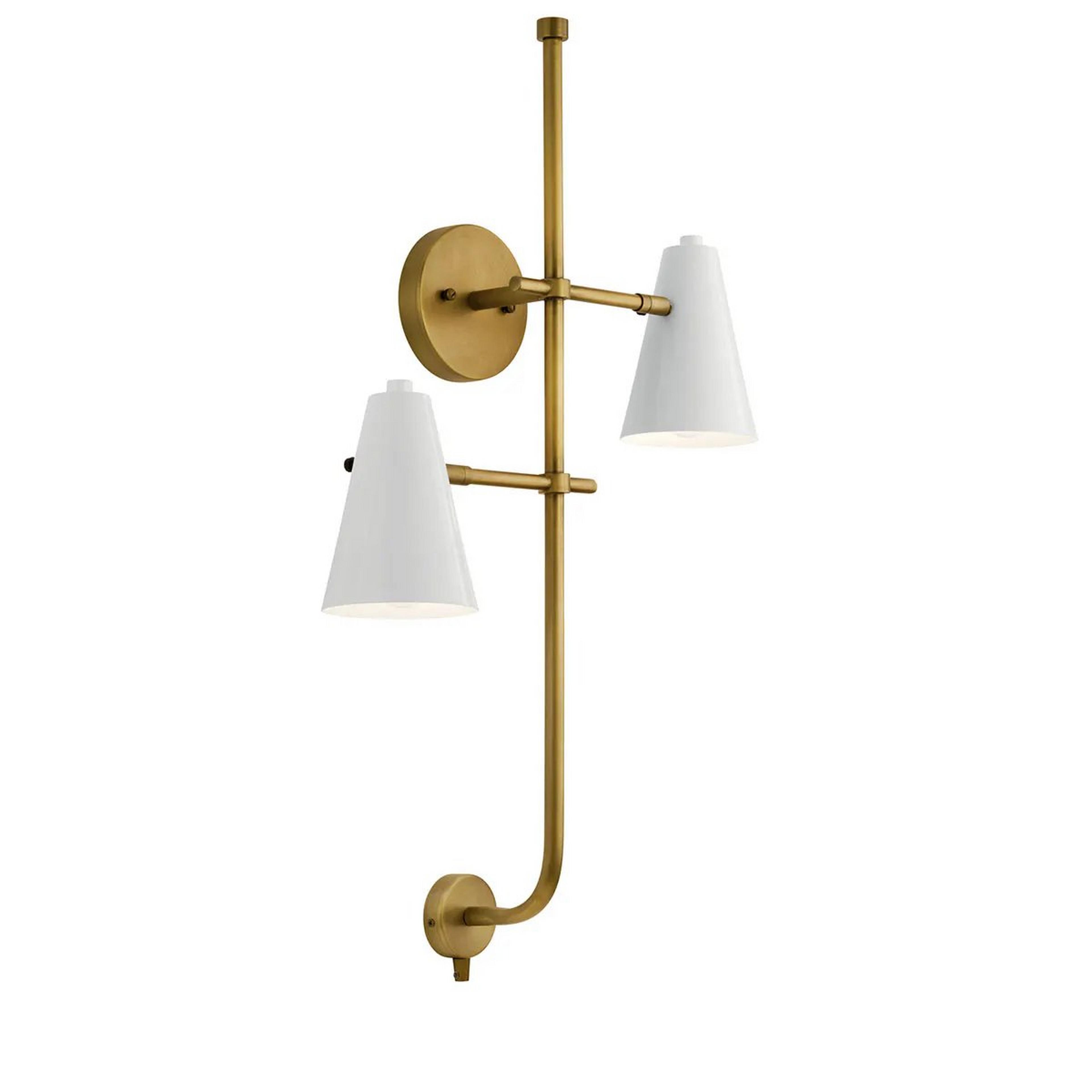 Desai Double Swing Arm Sconce