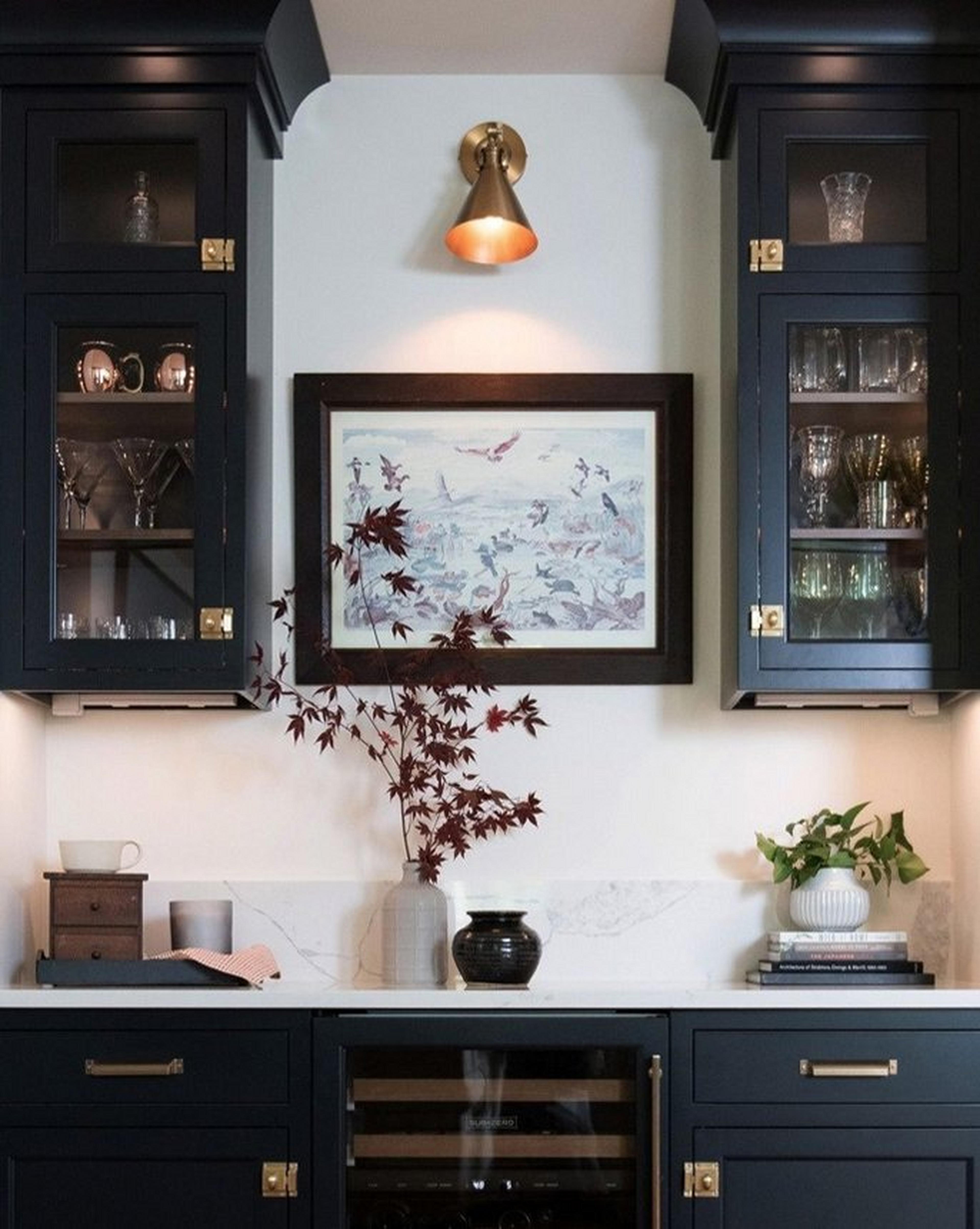 Aged Brass Adjustable Study Swing Arm Sconce