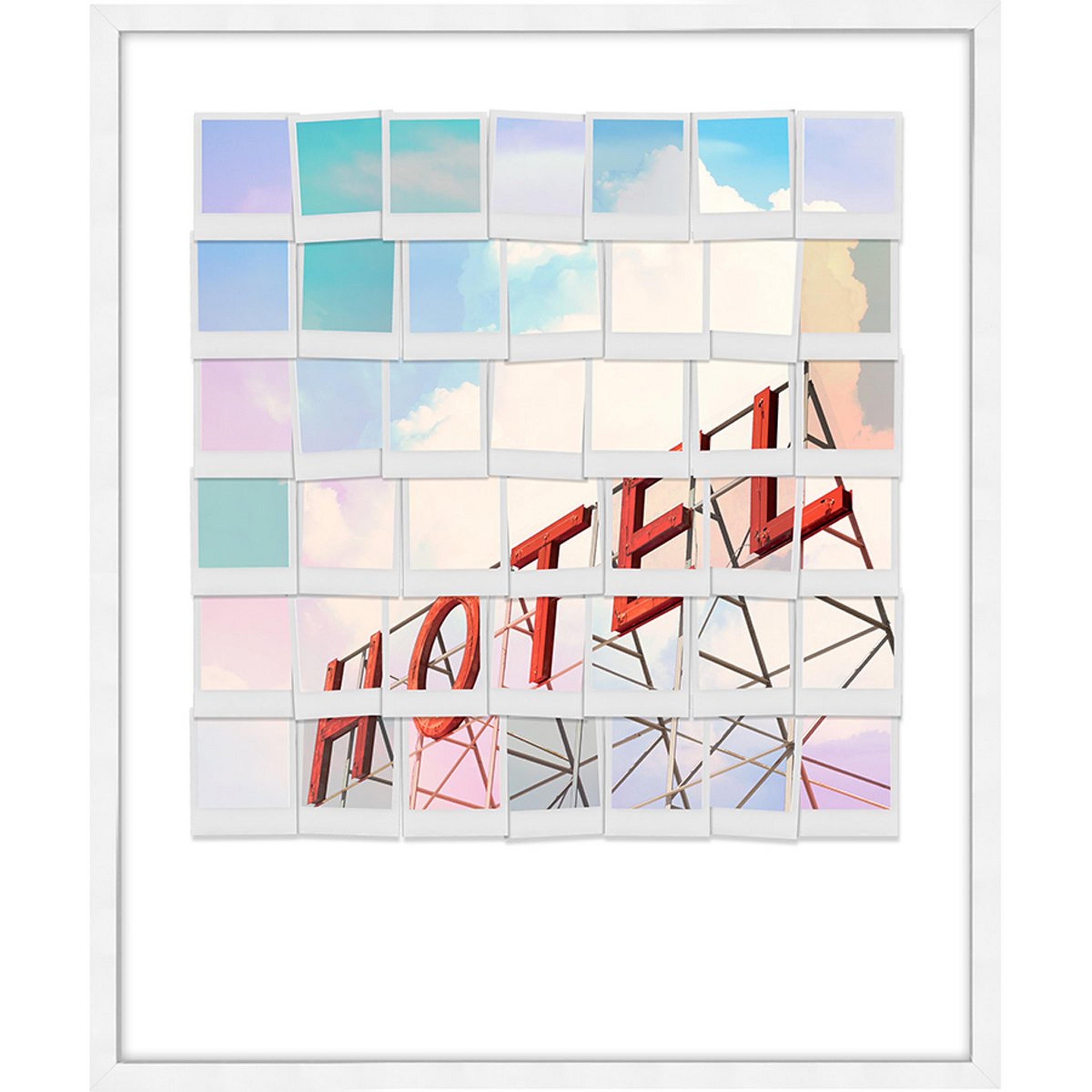 A Kaleidoscope Sky Wall Decor with Multi-Color / White color