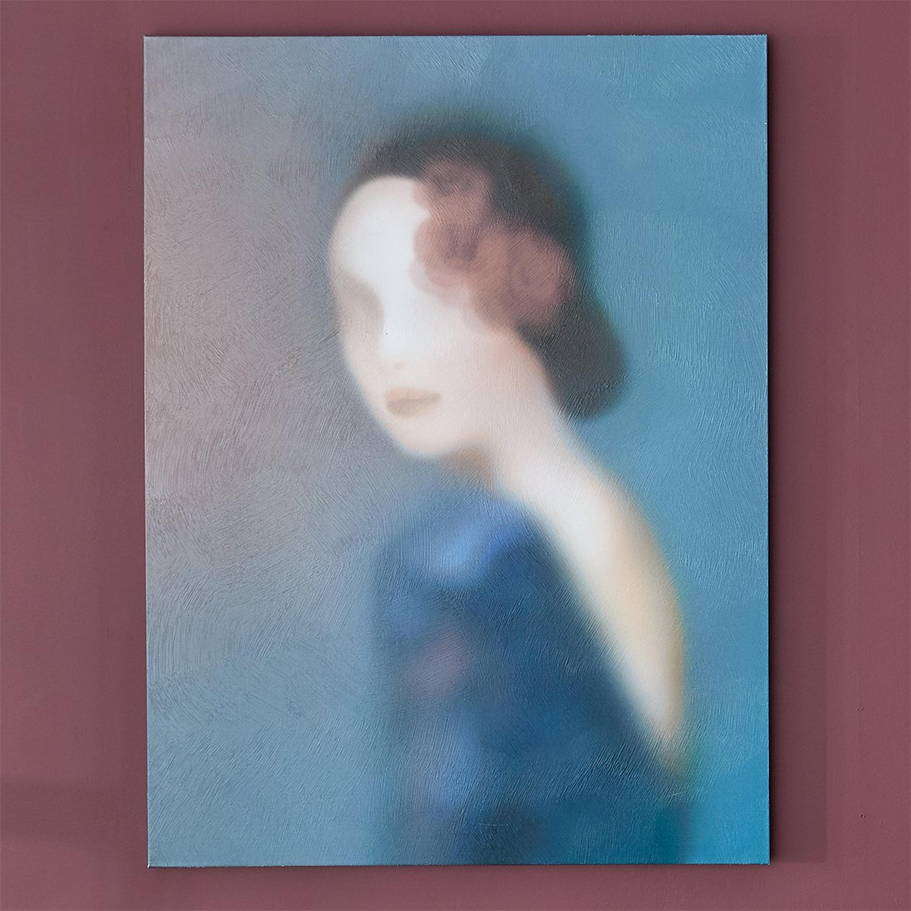 A Anonymous Essence Wall Decor with Gray / Pink / Blue / Multi color