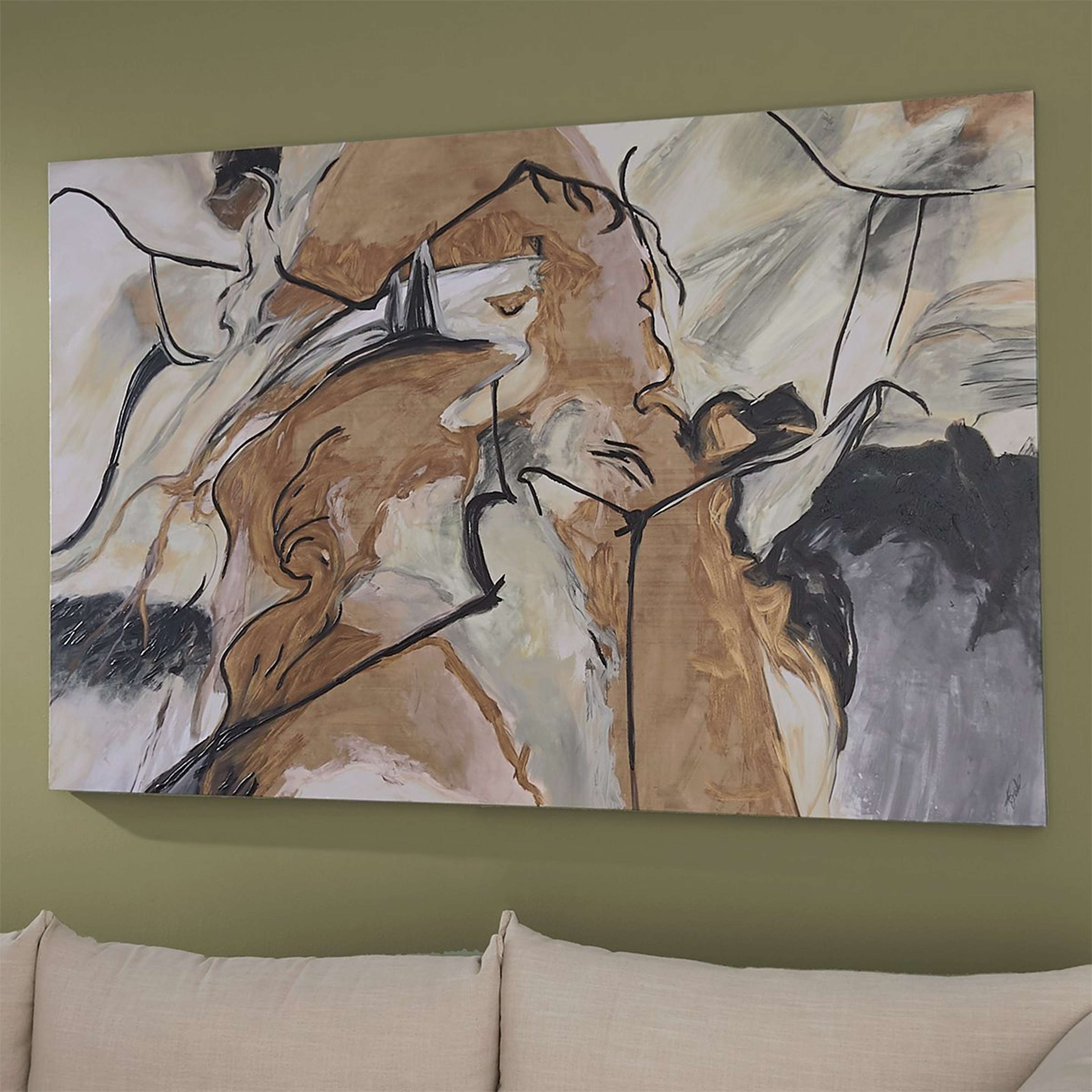 A Peridoliah Wall Art with Brown / Black / Beige / Cream  color