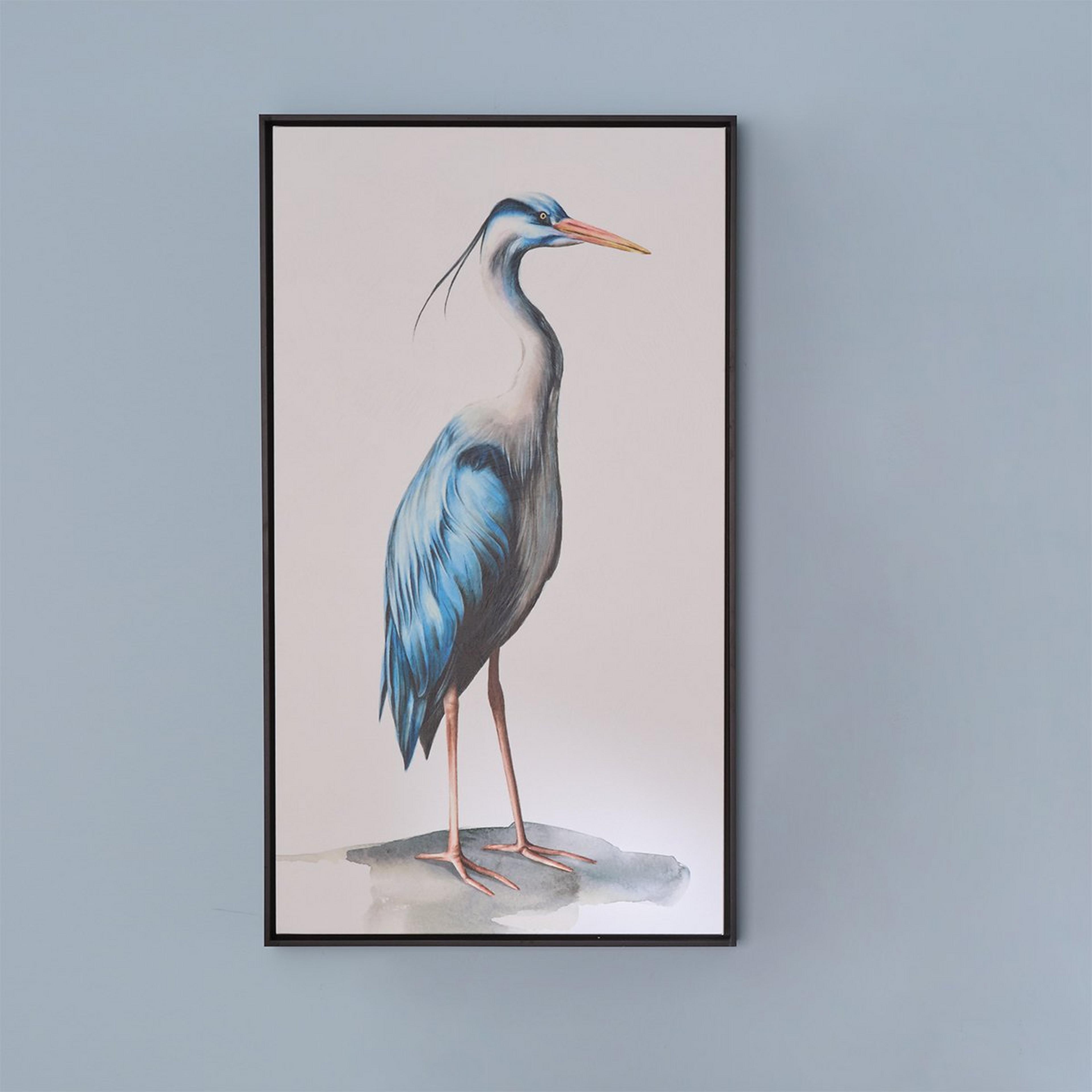 A Ardea Wall Art - I with Blue / White / Gray  color