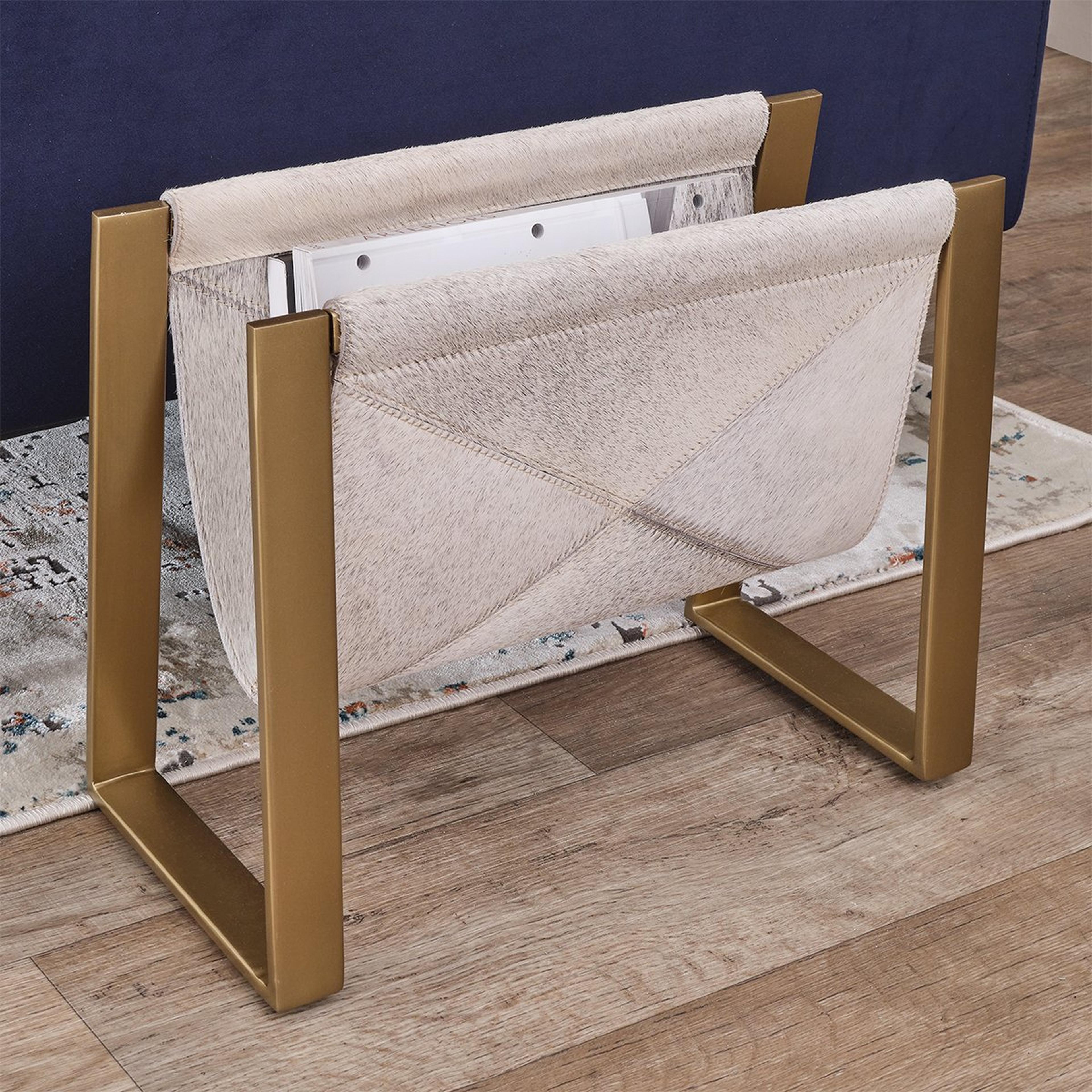 A Vacchetta Magazine Rack with undefined color