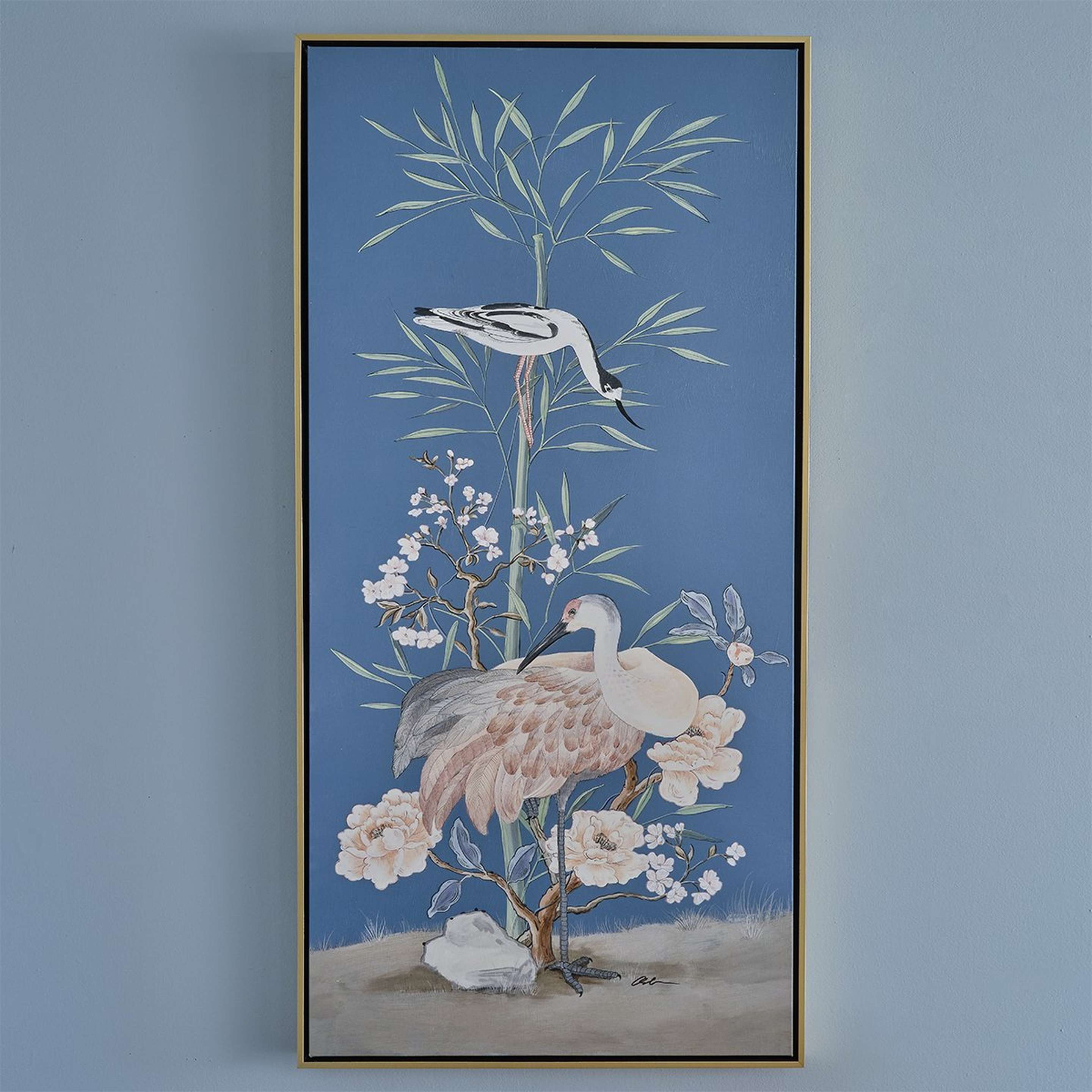 A Ayrone Wall Art - I with Blue / Multi color