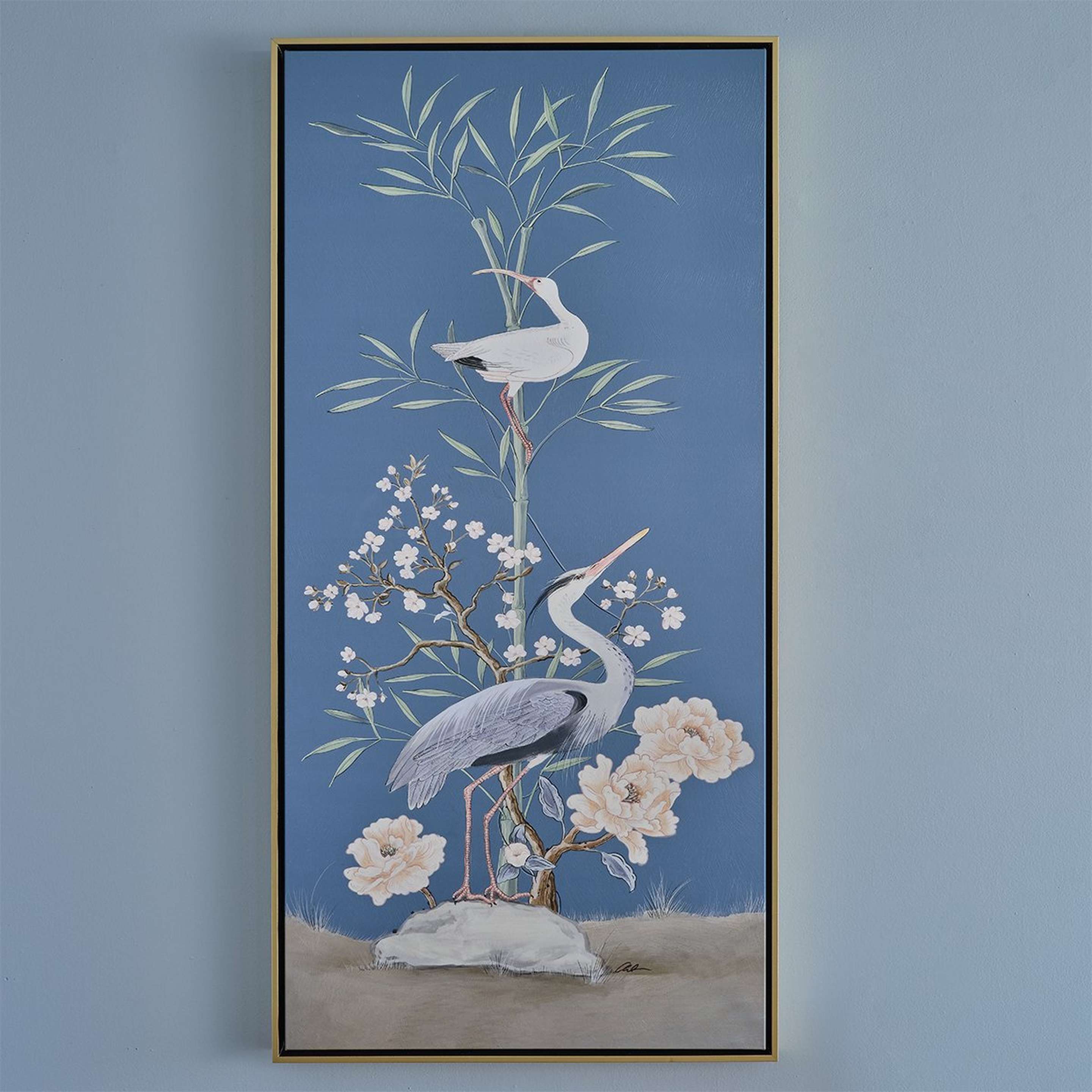 A Ayrone Wall Art - II with Blue / Multi color