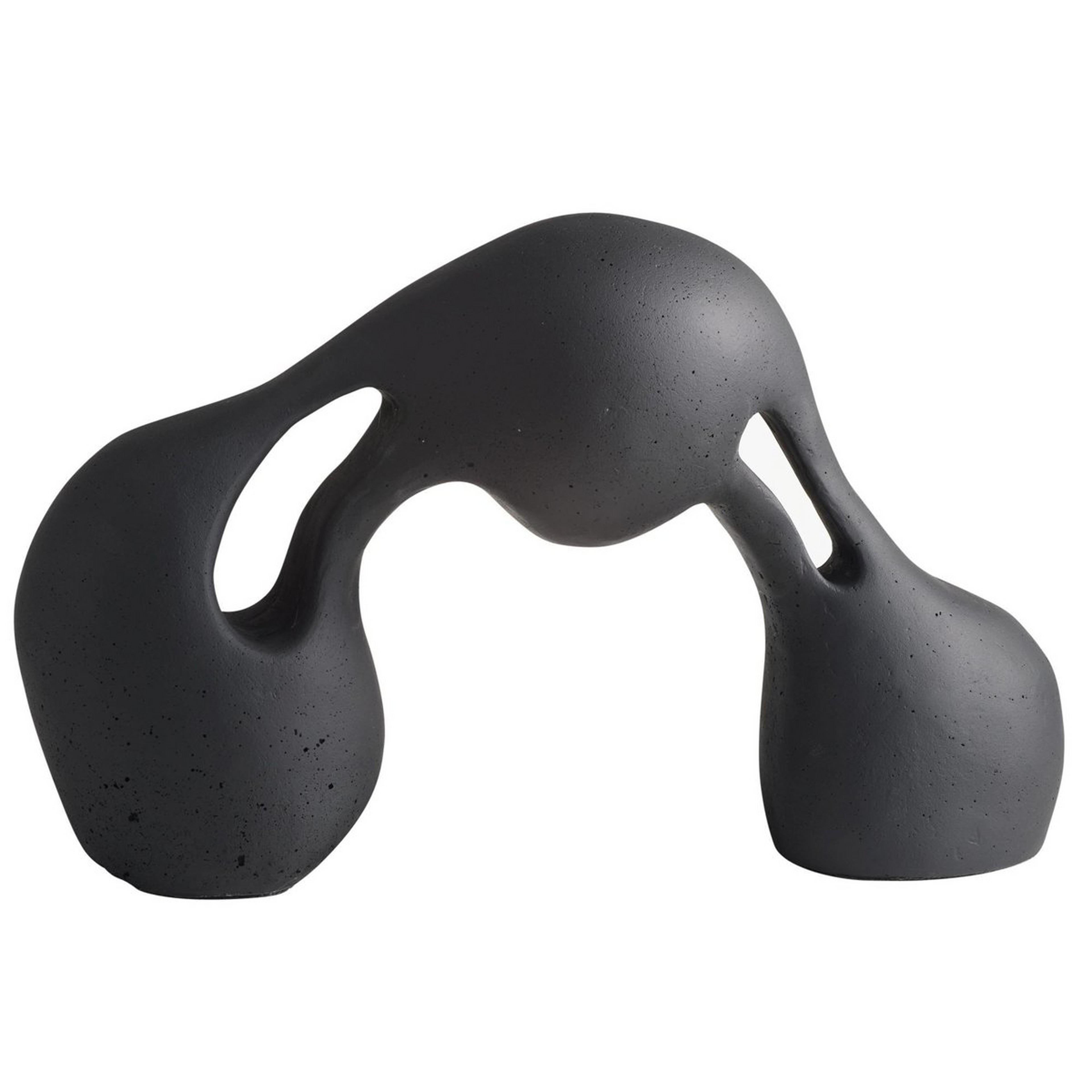 A Montsho Sculpture with Charcoal color