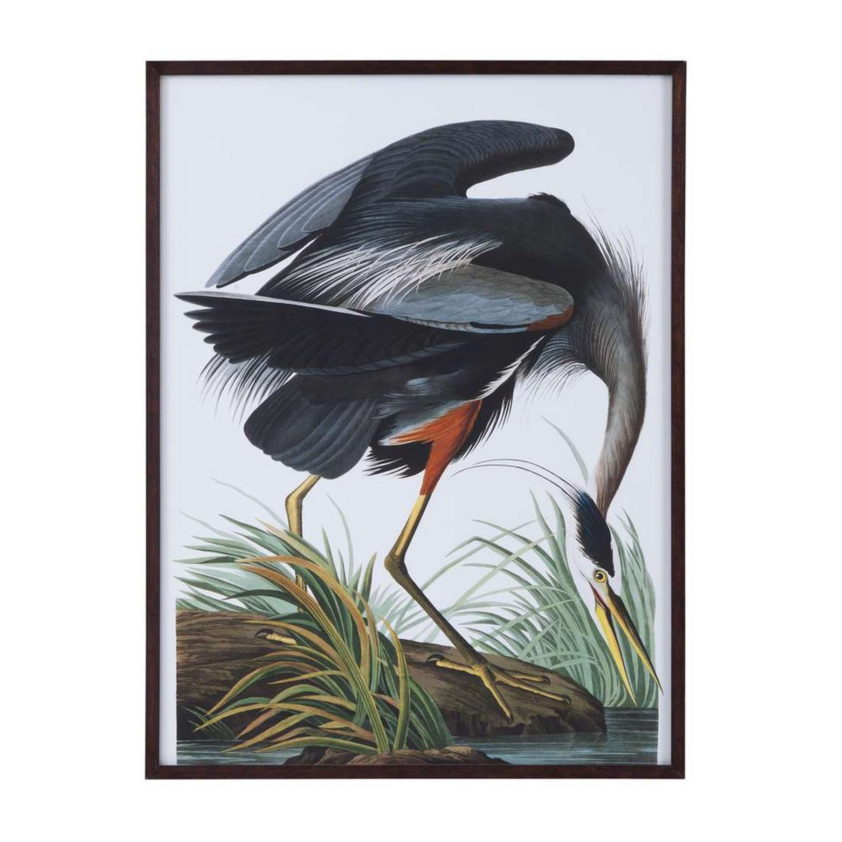 A Hunt Wall Art with Gray / Sky Blue / Green / Red / Black color