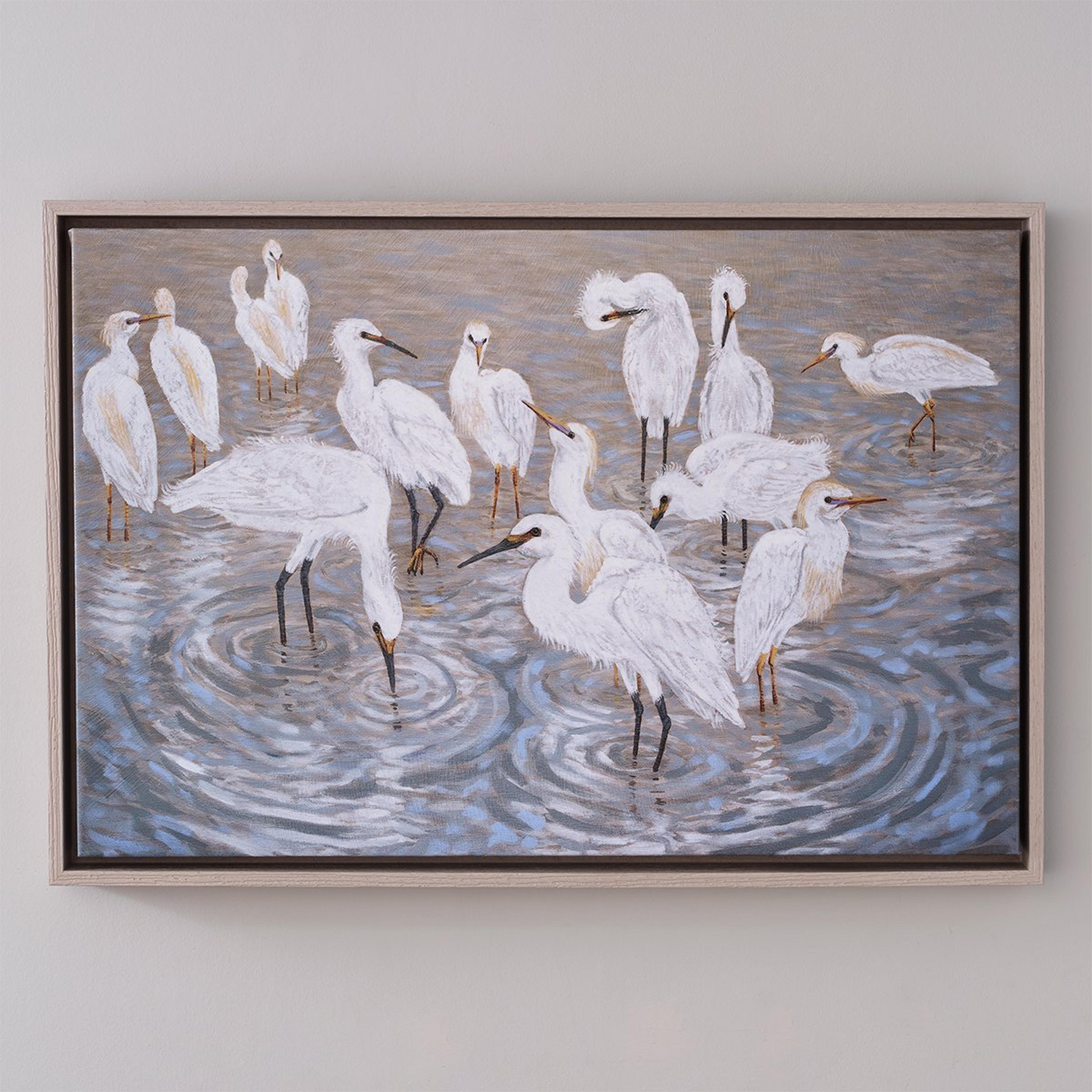 A Floodplane Flock Print with Multi color