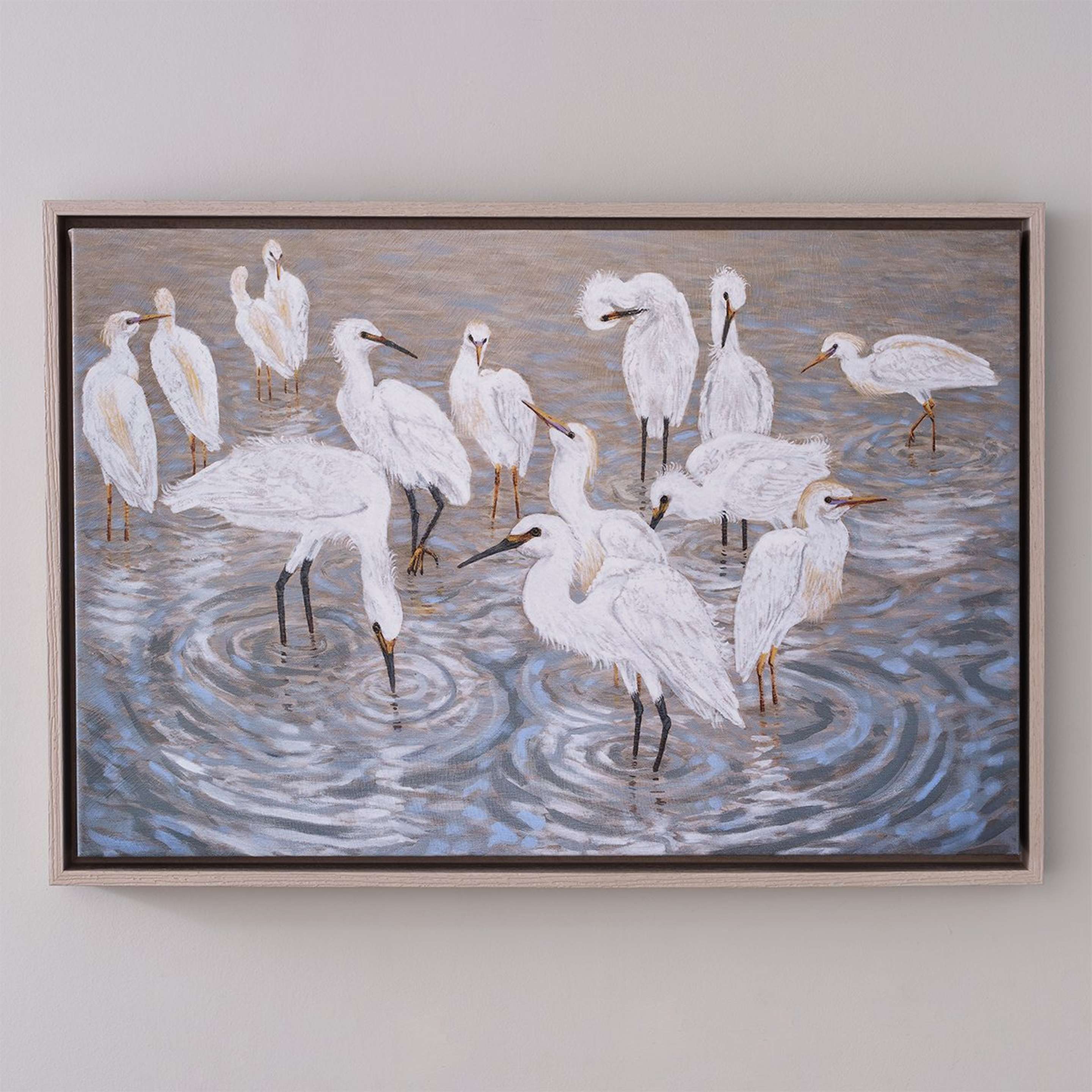 A Floodplane Flock Print with Multi color