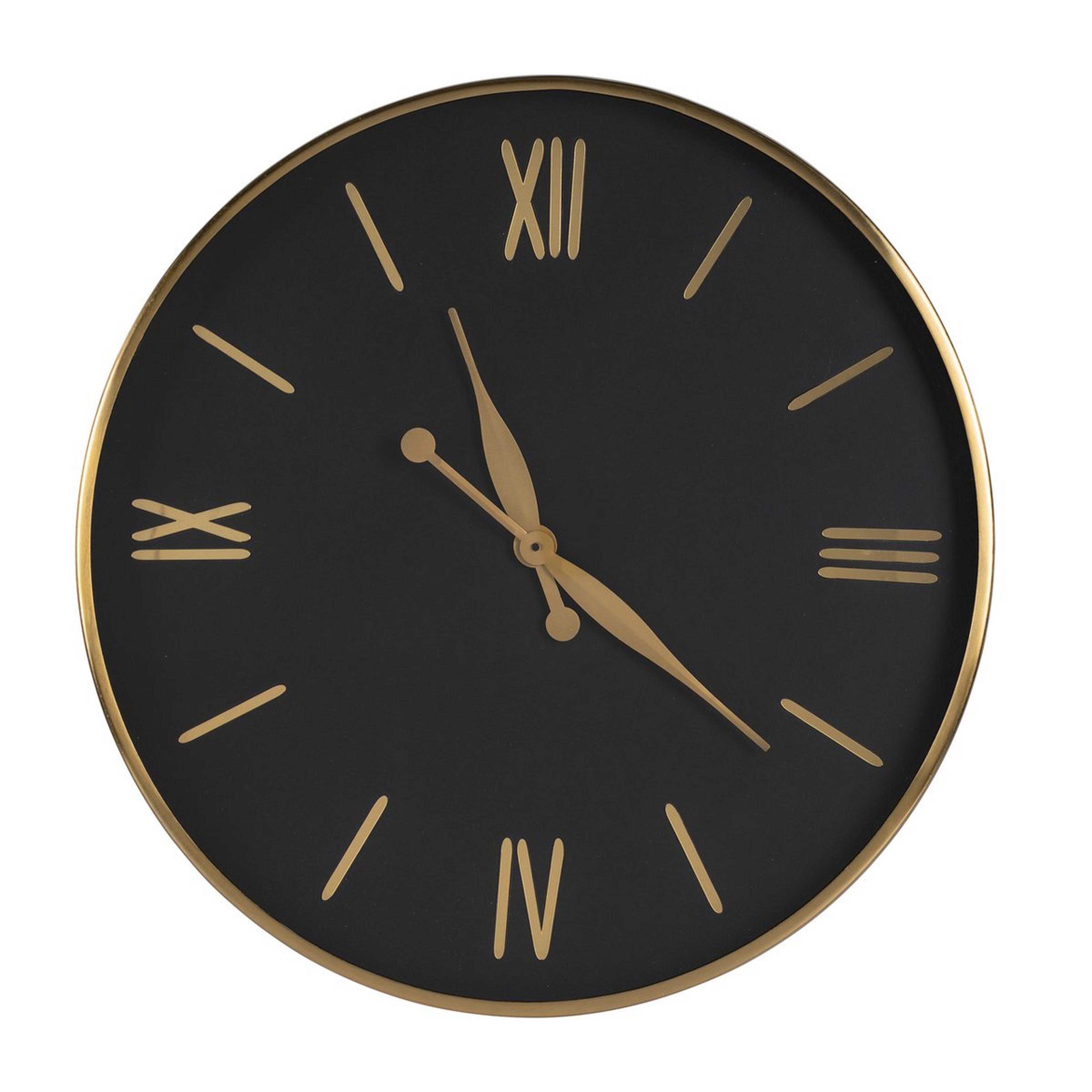 A Zwai Wall Clock with Black / Gold color
