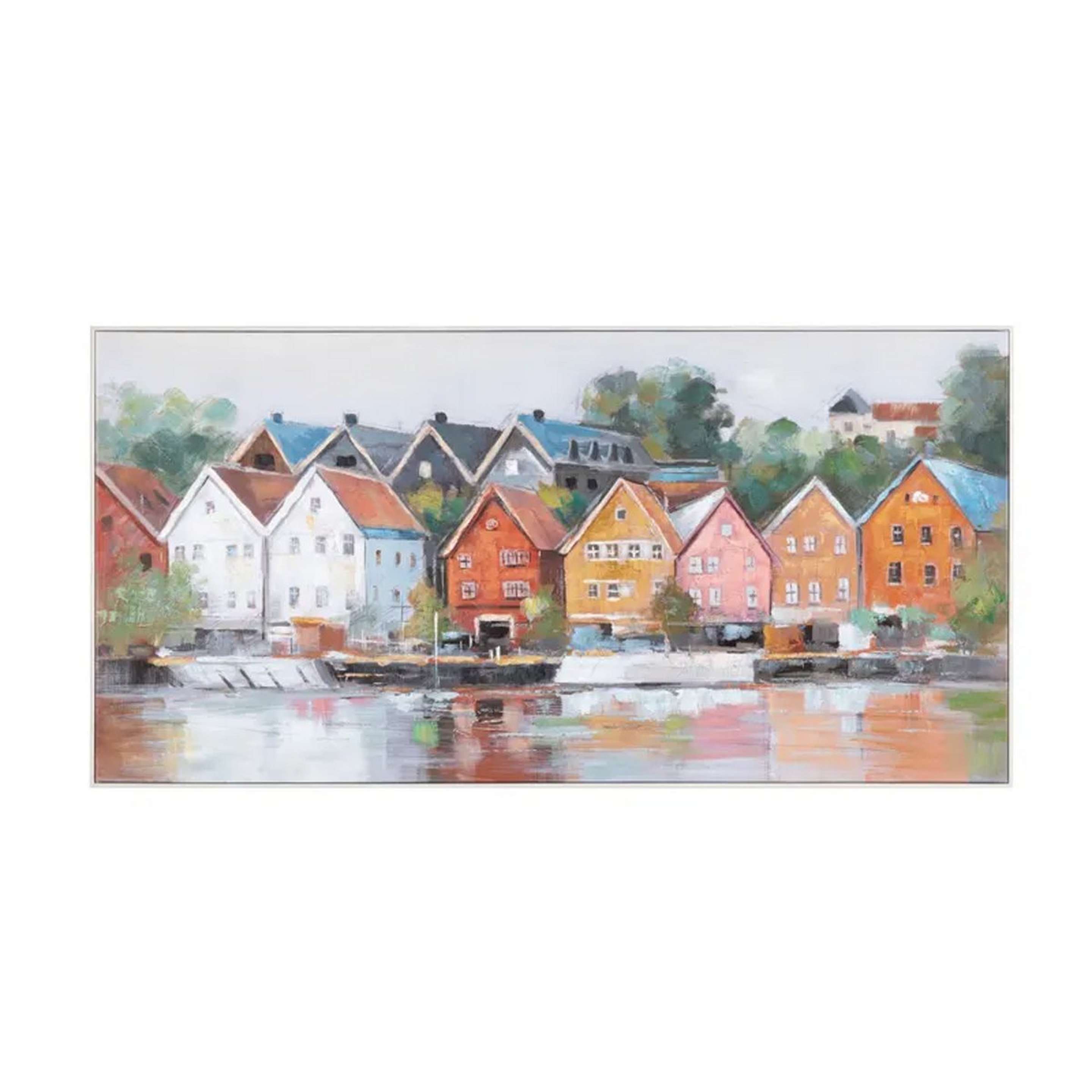 A Reine Oversized Print with Multicolored color