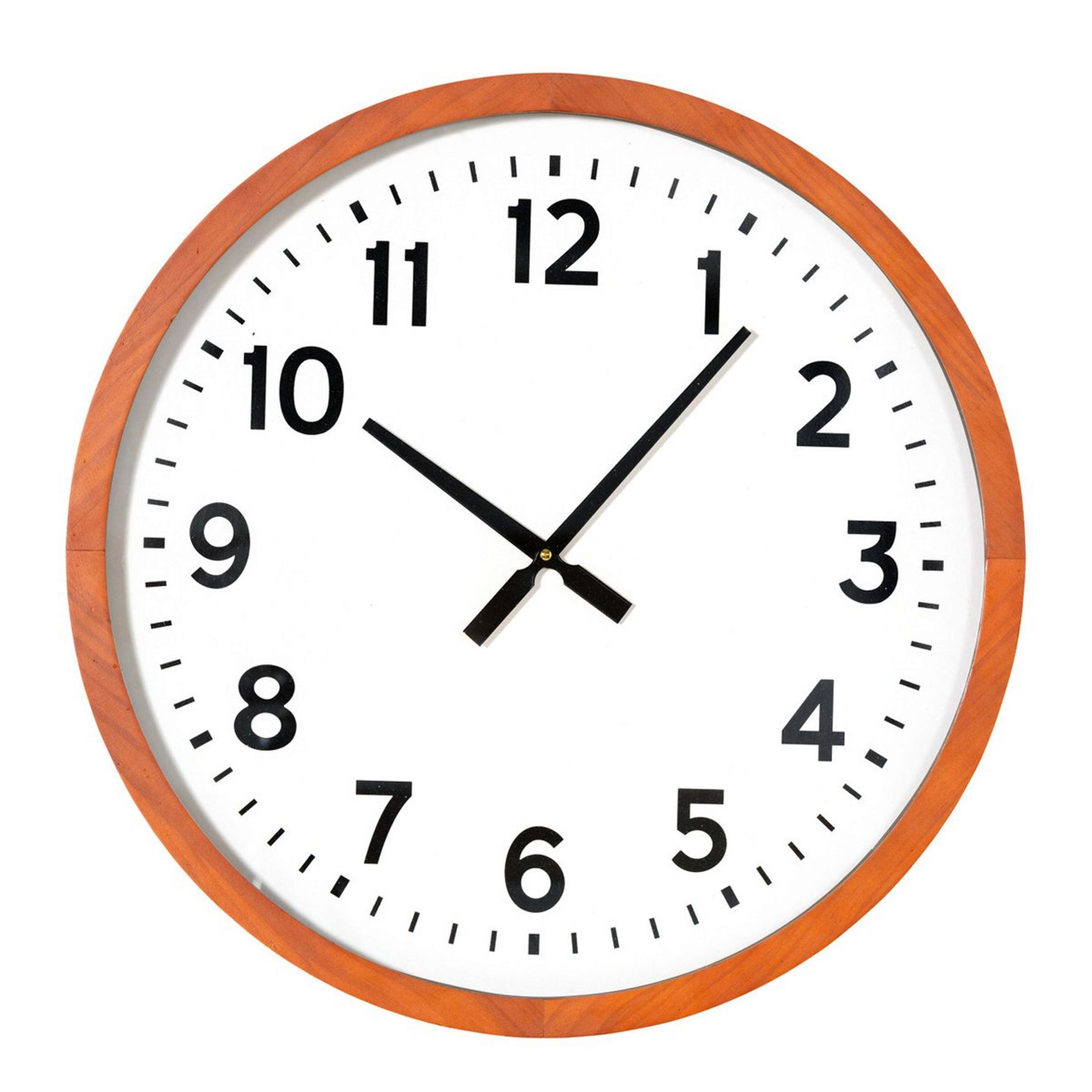 A Clarke Wall Clock with Honey / White / Black color