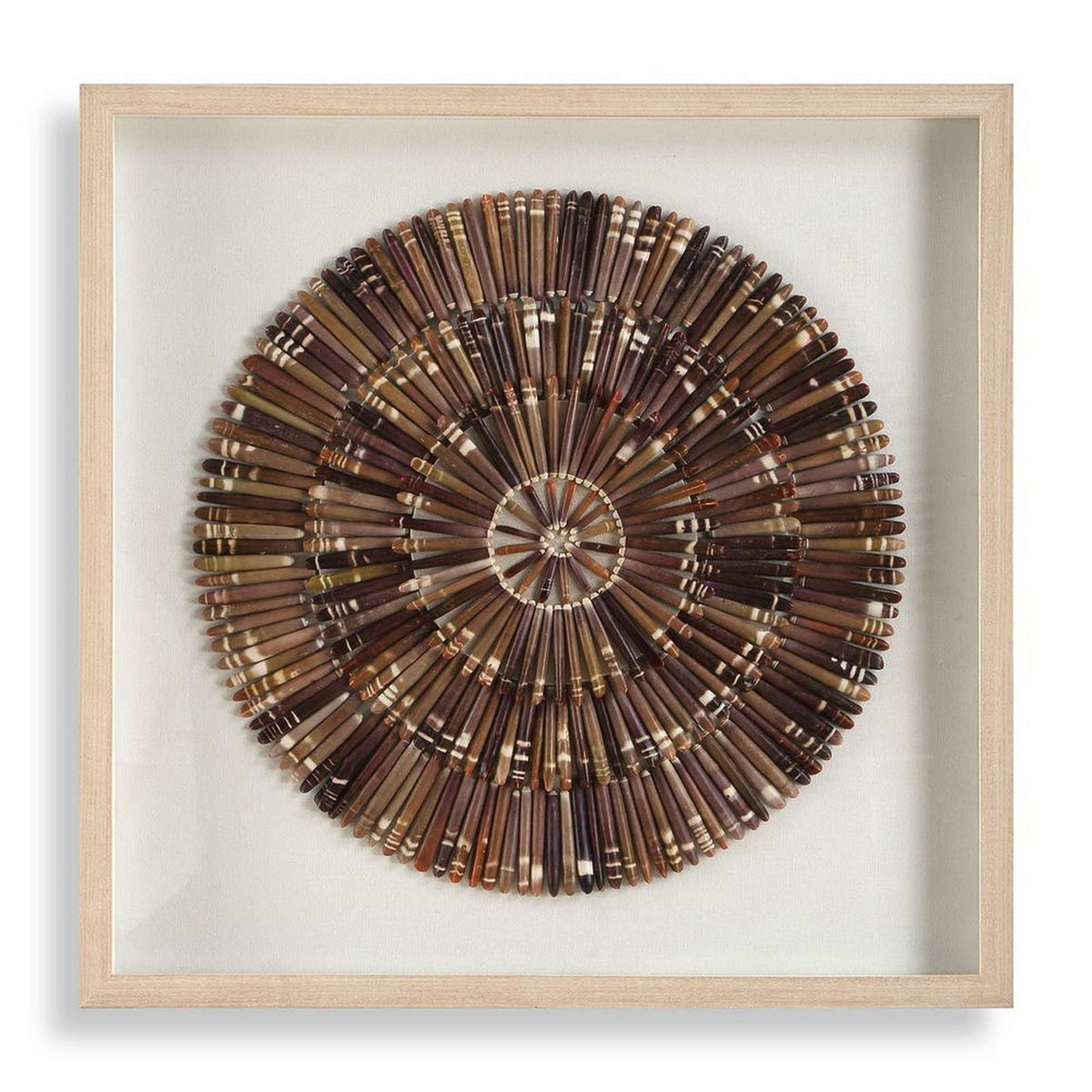 A Maritime Memento Mosaic Wall Art with Brown / White color
