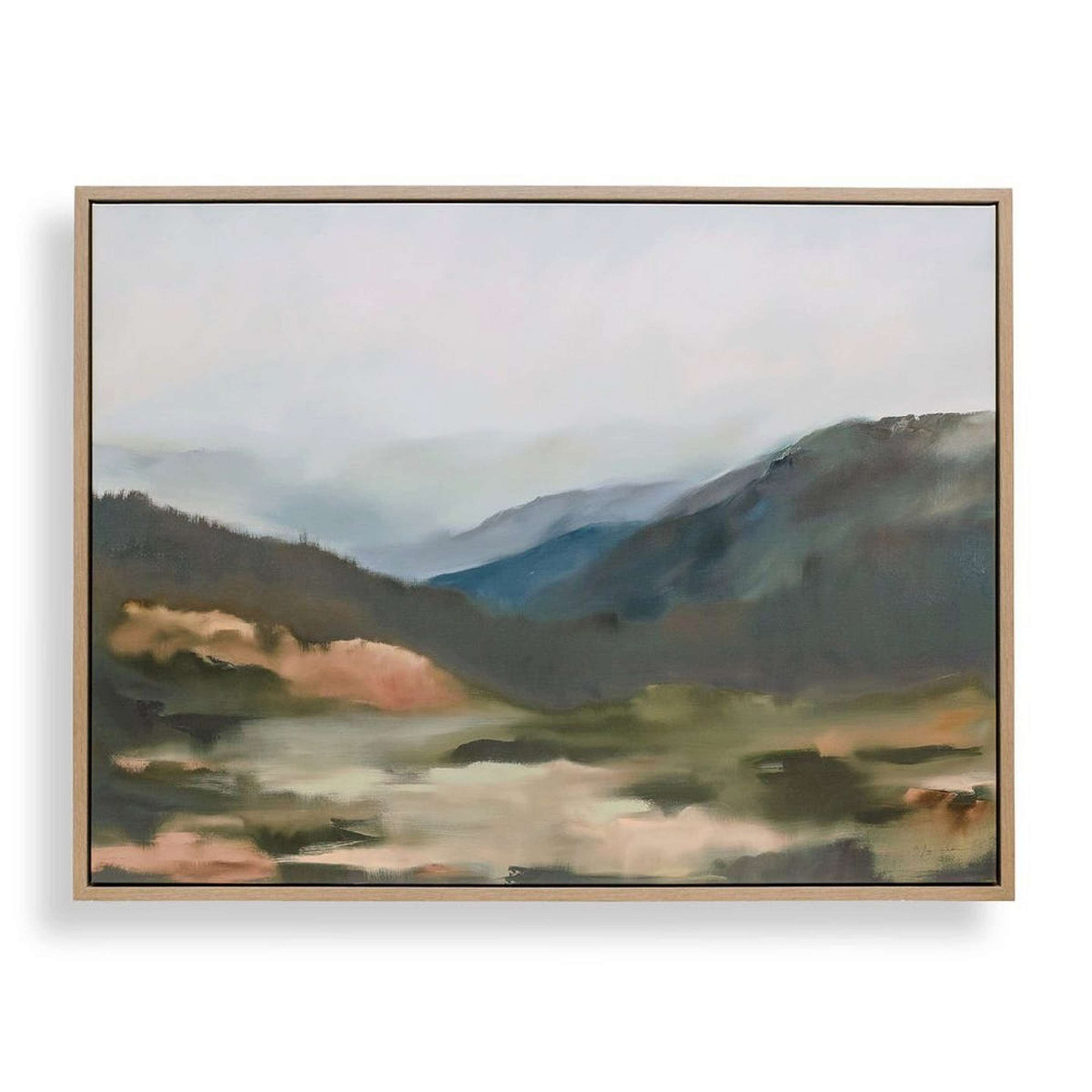 A Ephemeral Mist Wall Art with Multi / Green / Blue / Brown color
