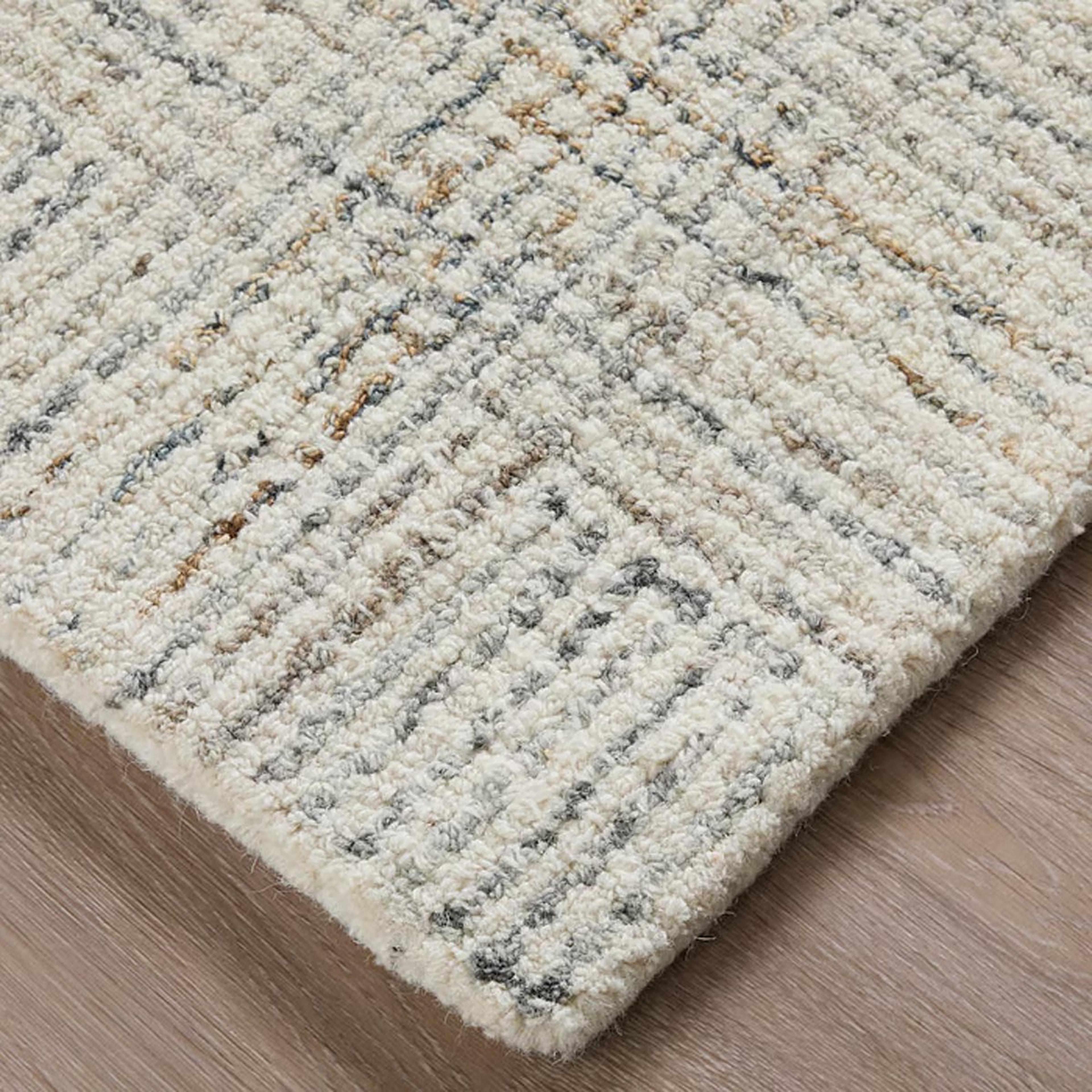 A Seurat Hand-Tufted Rug with Gray / Beige color