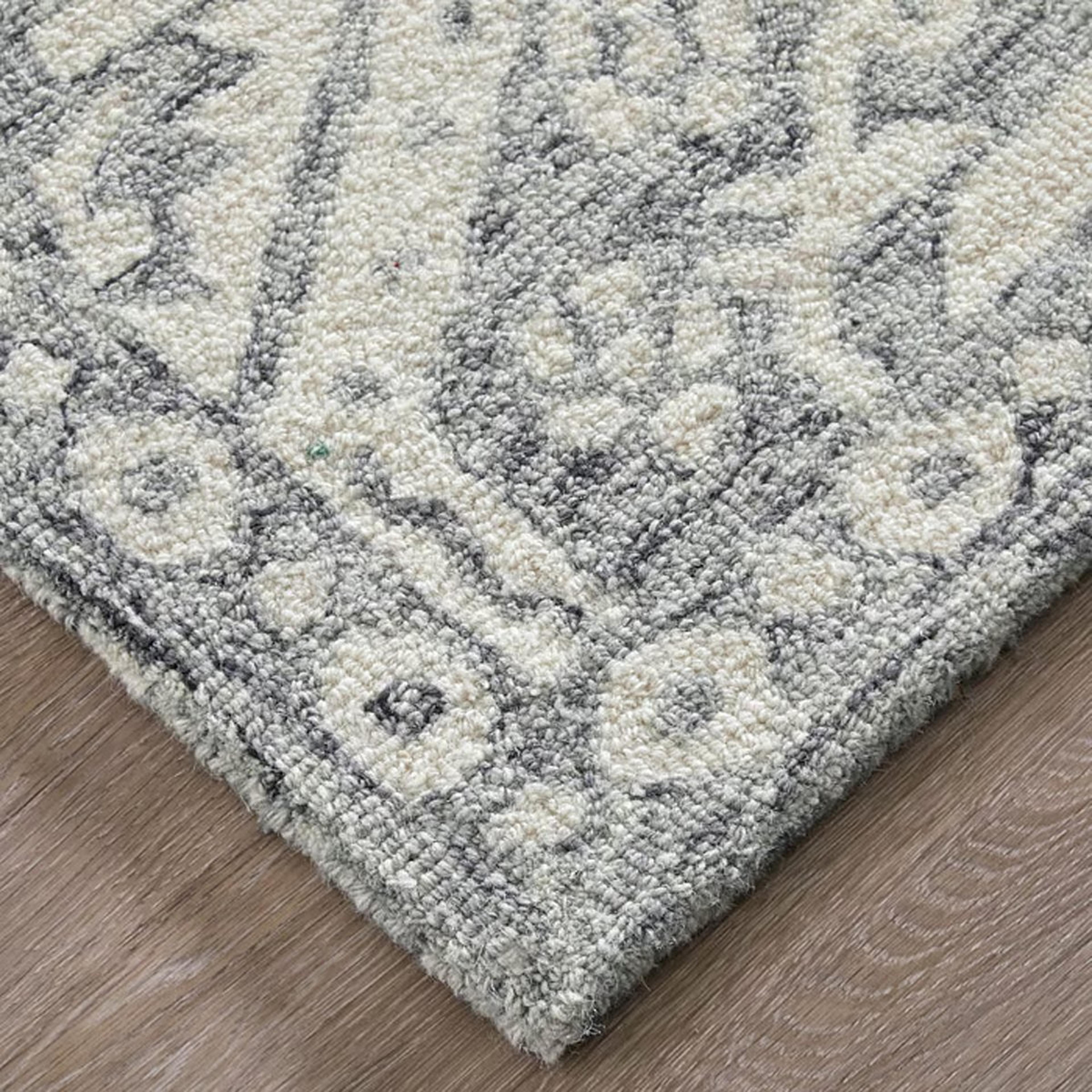 A Virgil Hand-Tufted Rug with Gray color