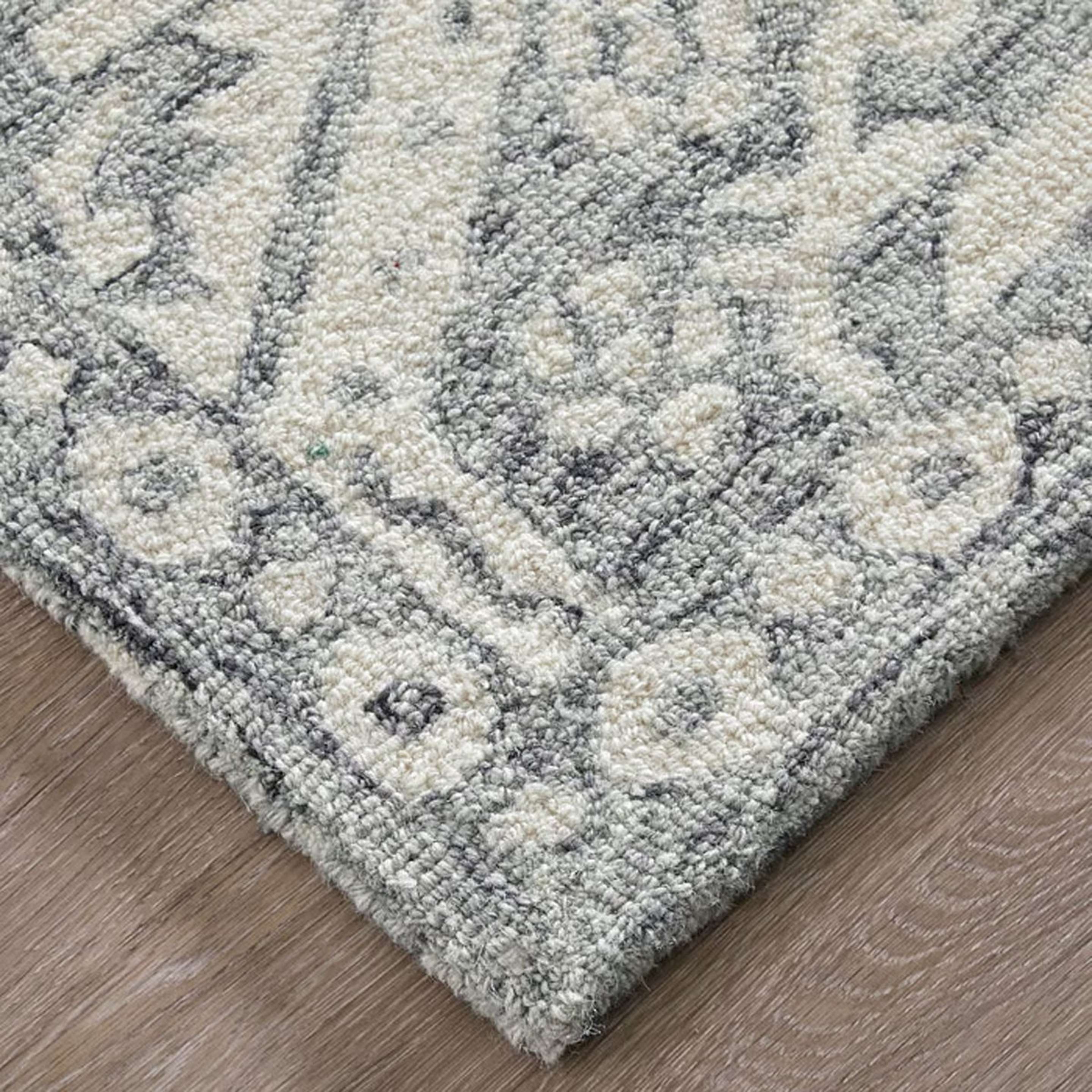 A Virgil Hand-Tufted Rug with Gray color