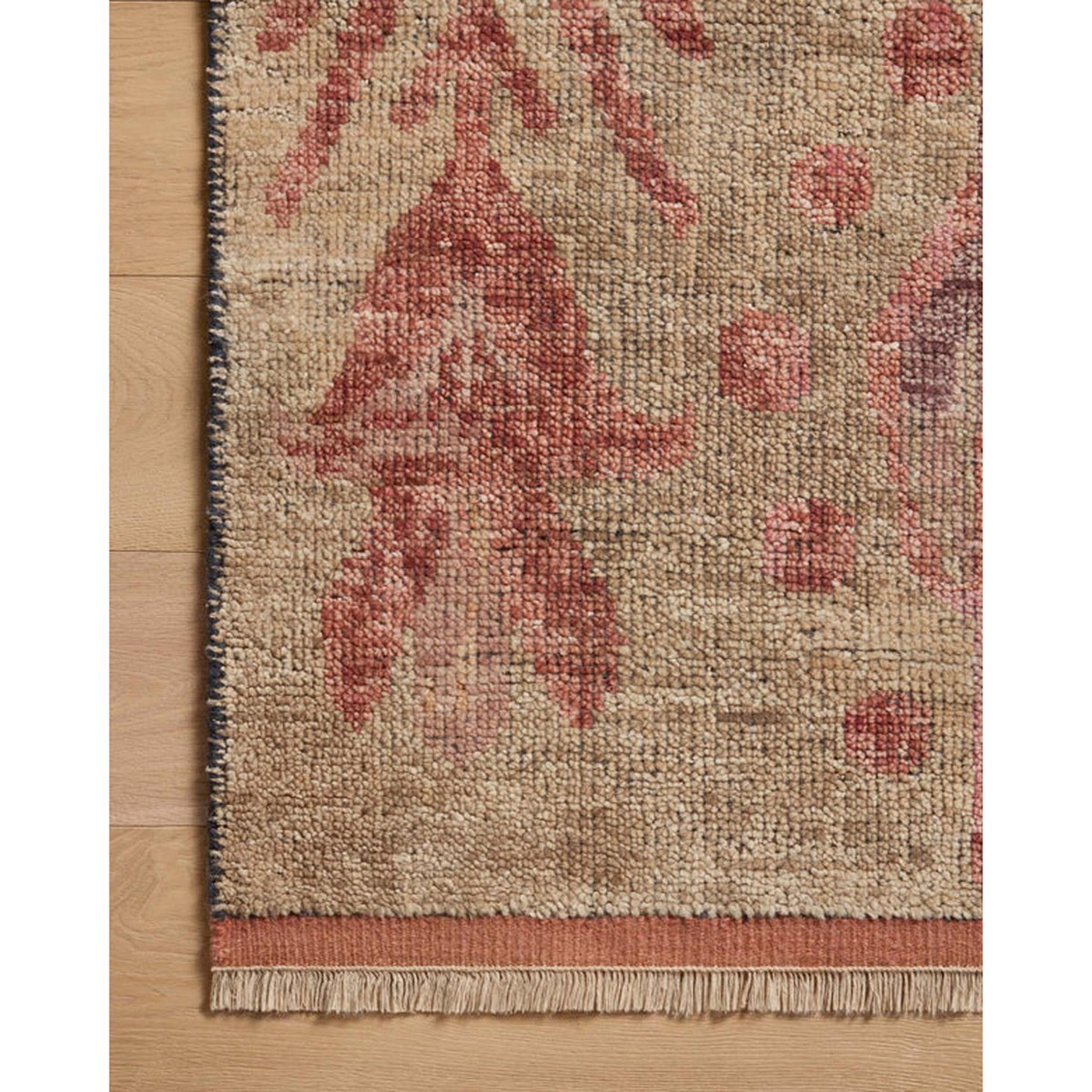A Hartwood Hand-Knotted Rug with Red / Brown color