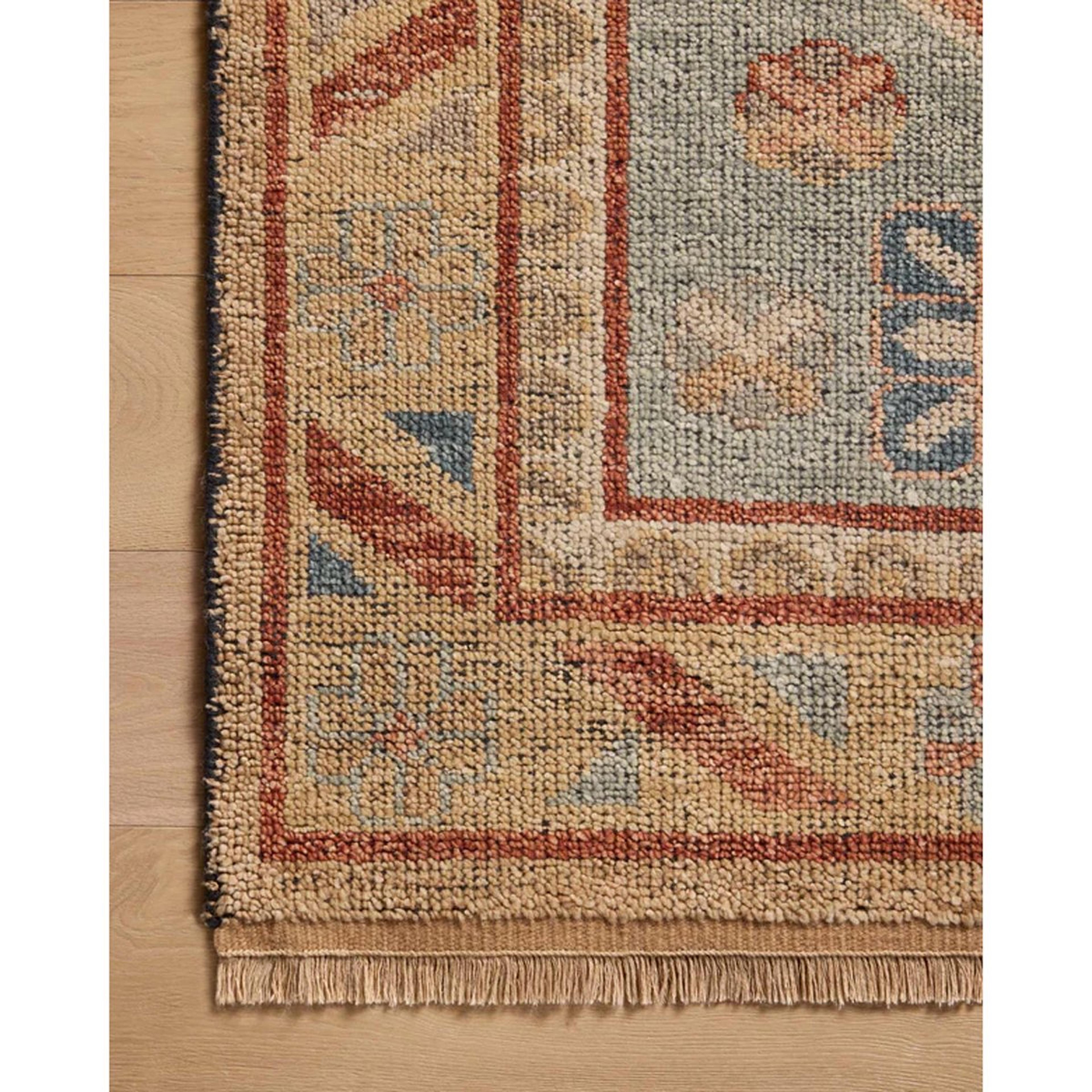 A Cornerstone Hand-Knotted Rug with Brown / Gray color