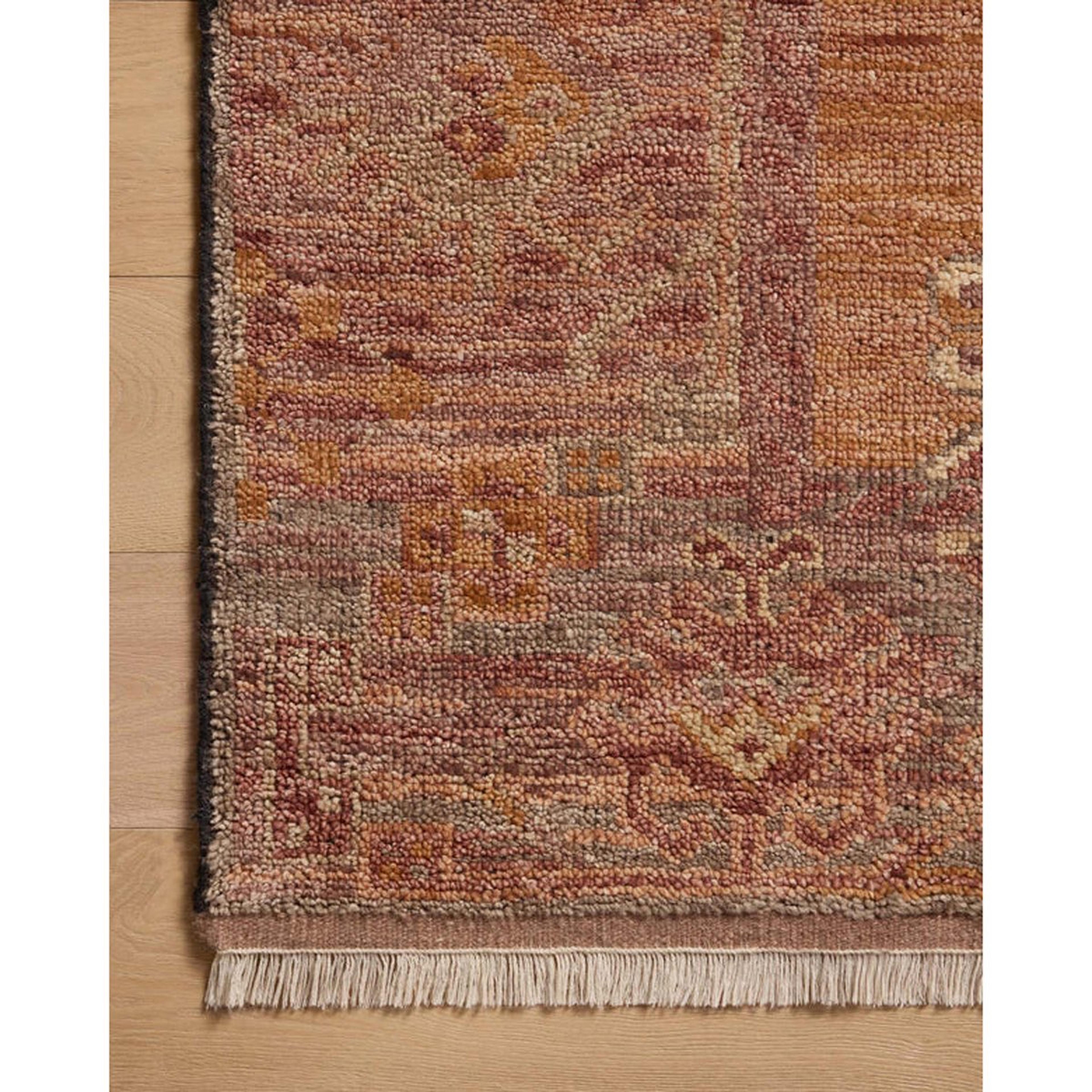 A Forge Hand-Knotted Rug with Brown color