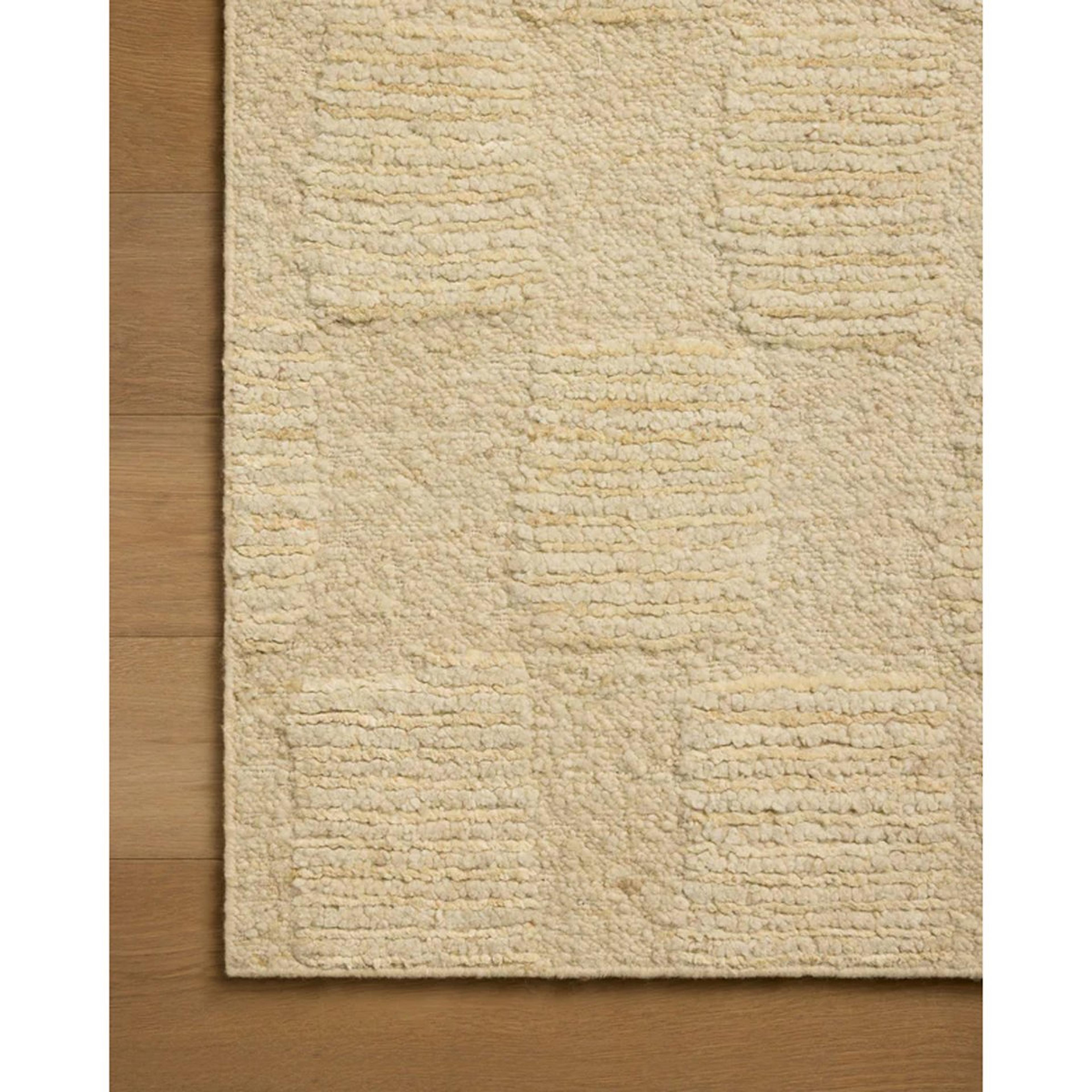 A Harenae Hand-Knotted Rug with Beige color