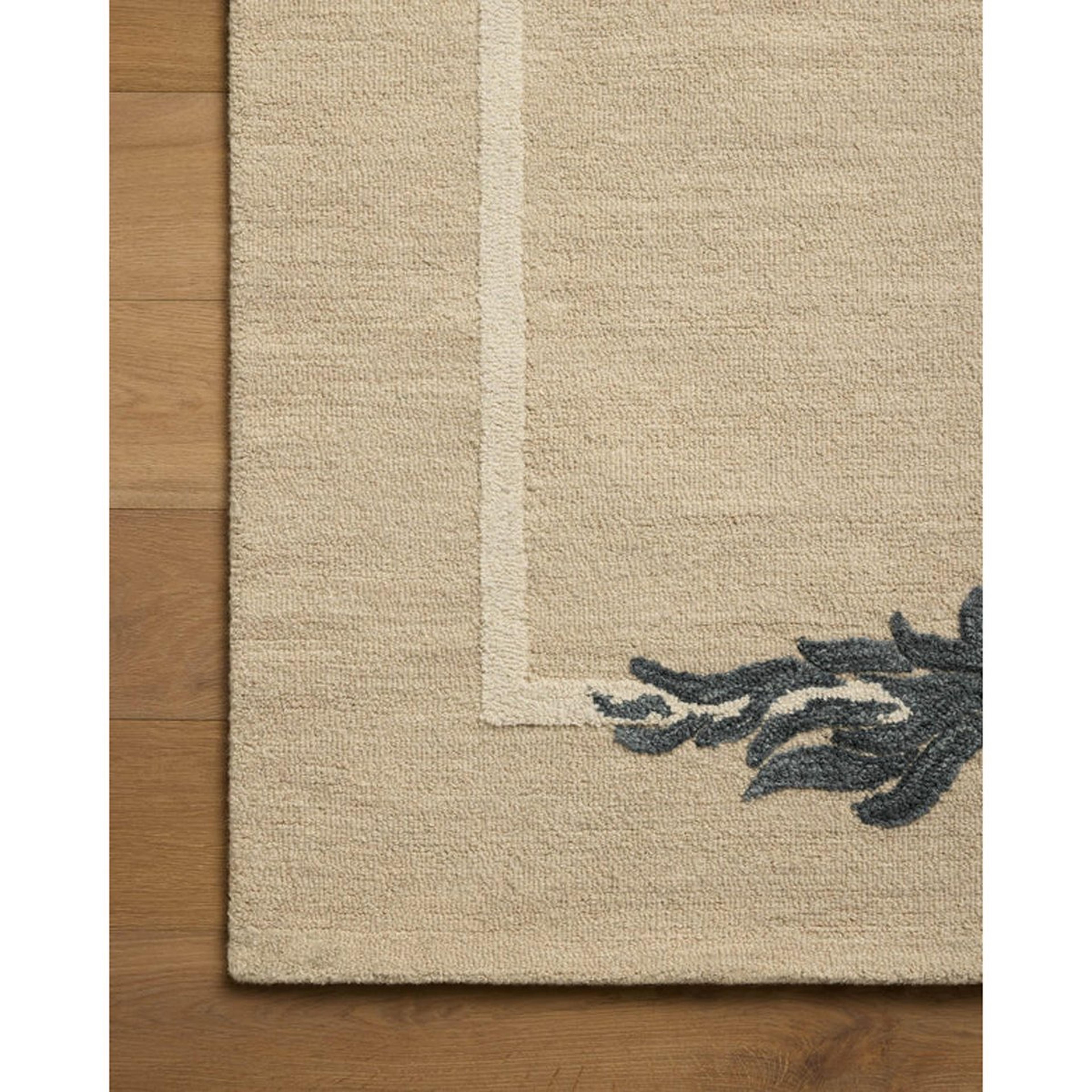 A Draco Hand-Tufted Rug with Beige / Blue color