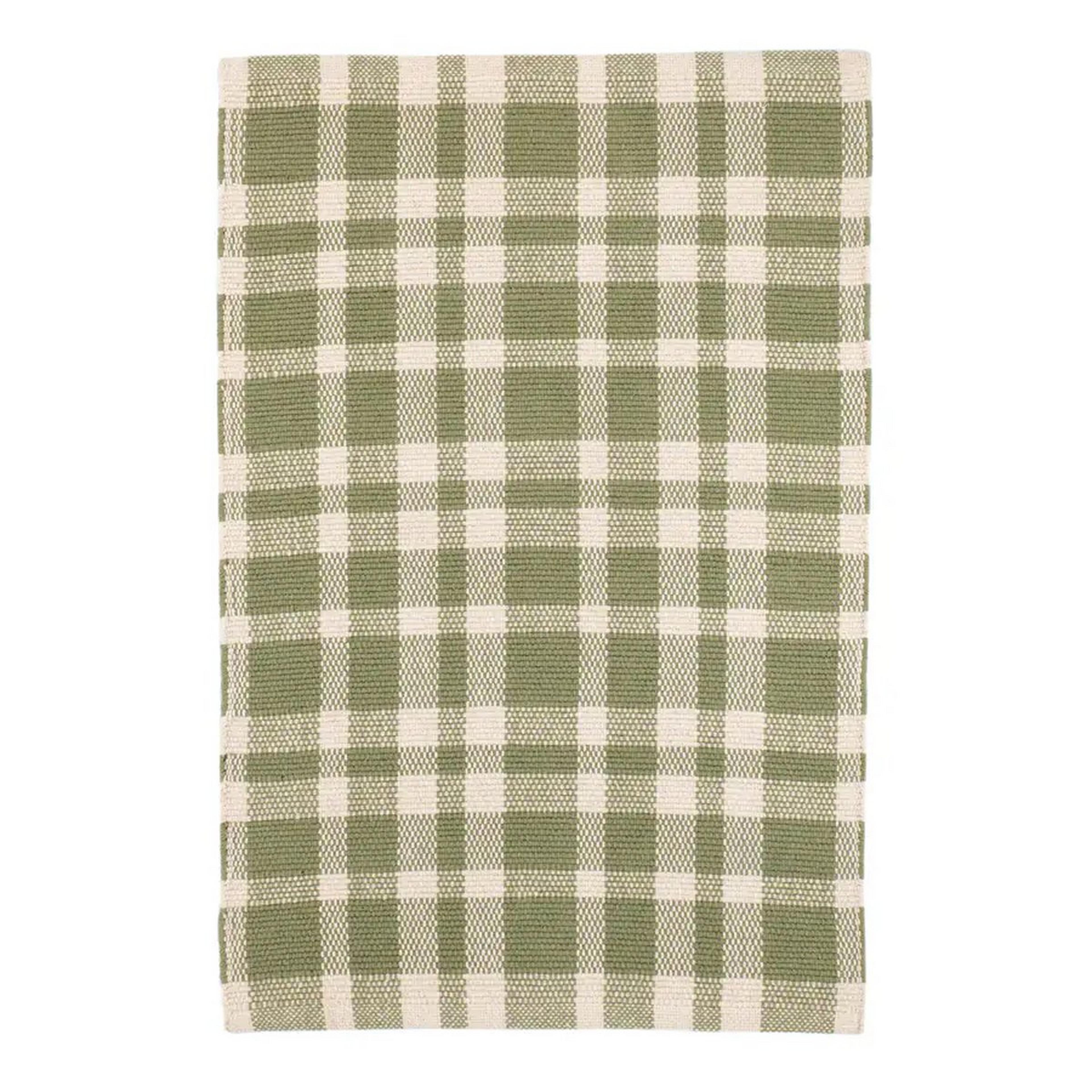 A Marcos Handwoven Rug with Sage Green color