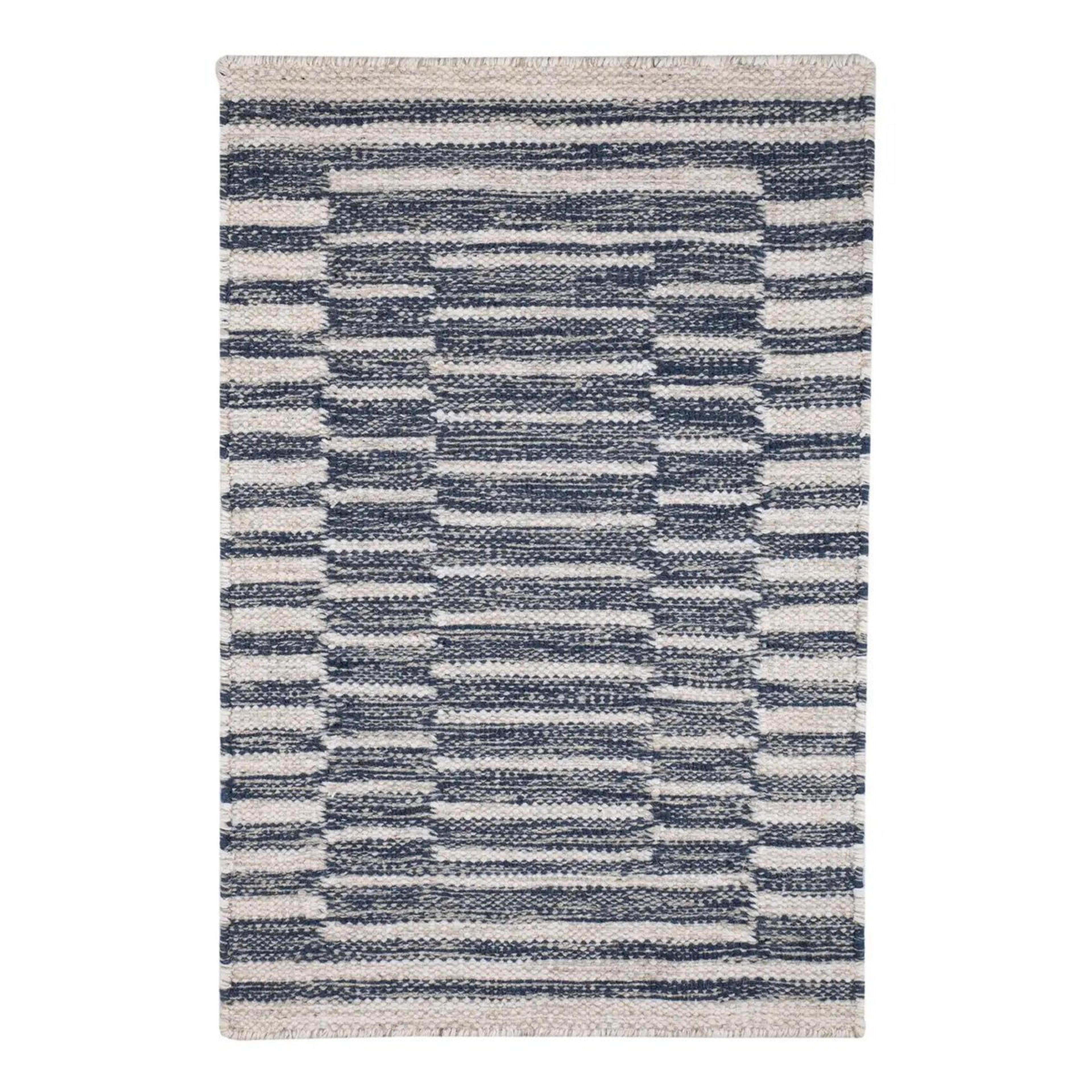 A Artform Handwoven Rug with Blue / Gray color